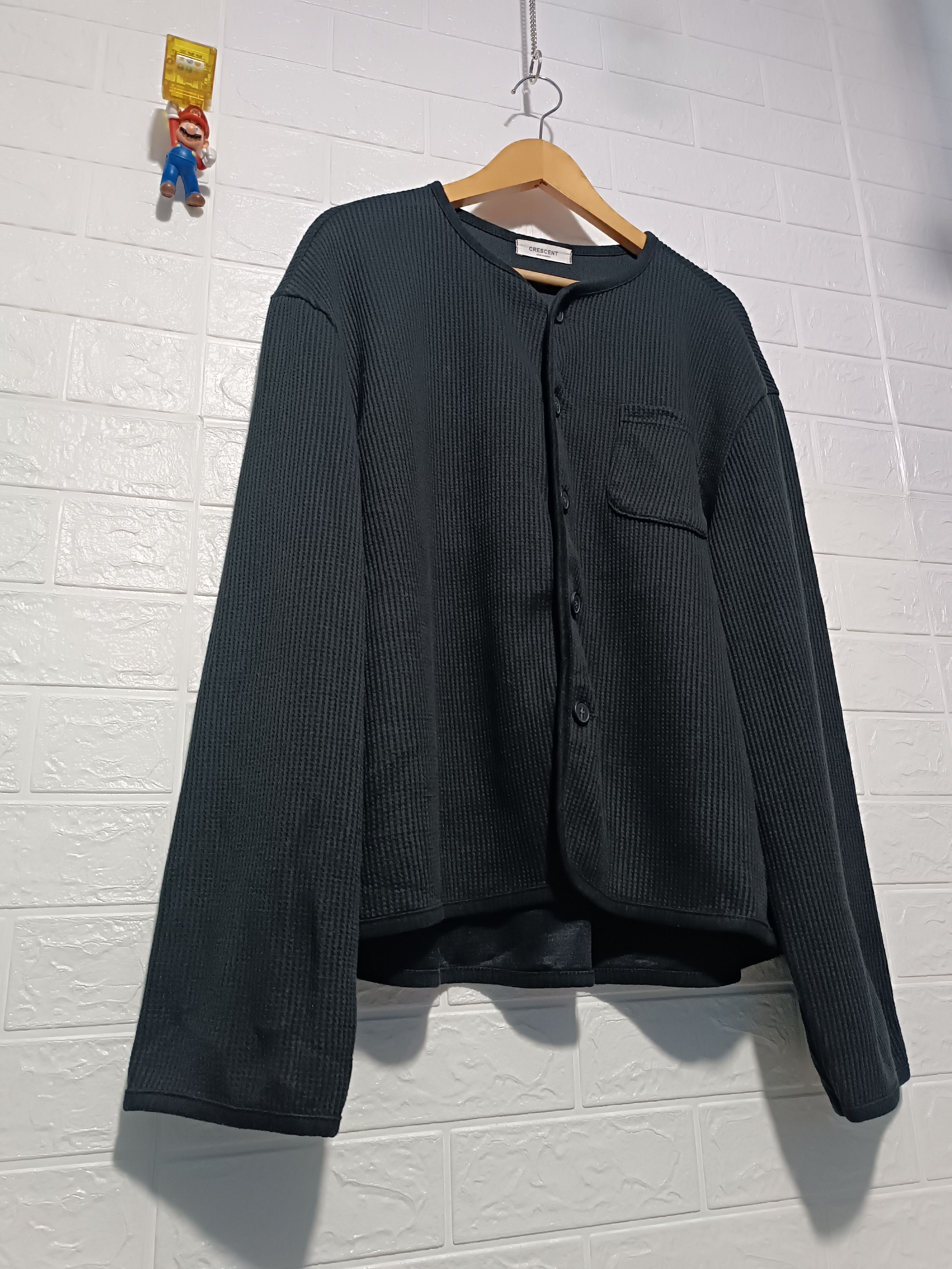 Japanese Brand Thermal Heavyweight Sweatshirt Boxy Free Size Size US L / EU 52-54 / 3 - 4 Thumbnail