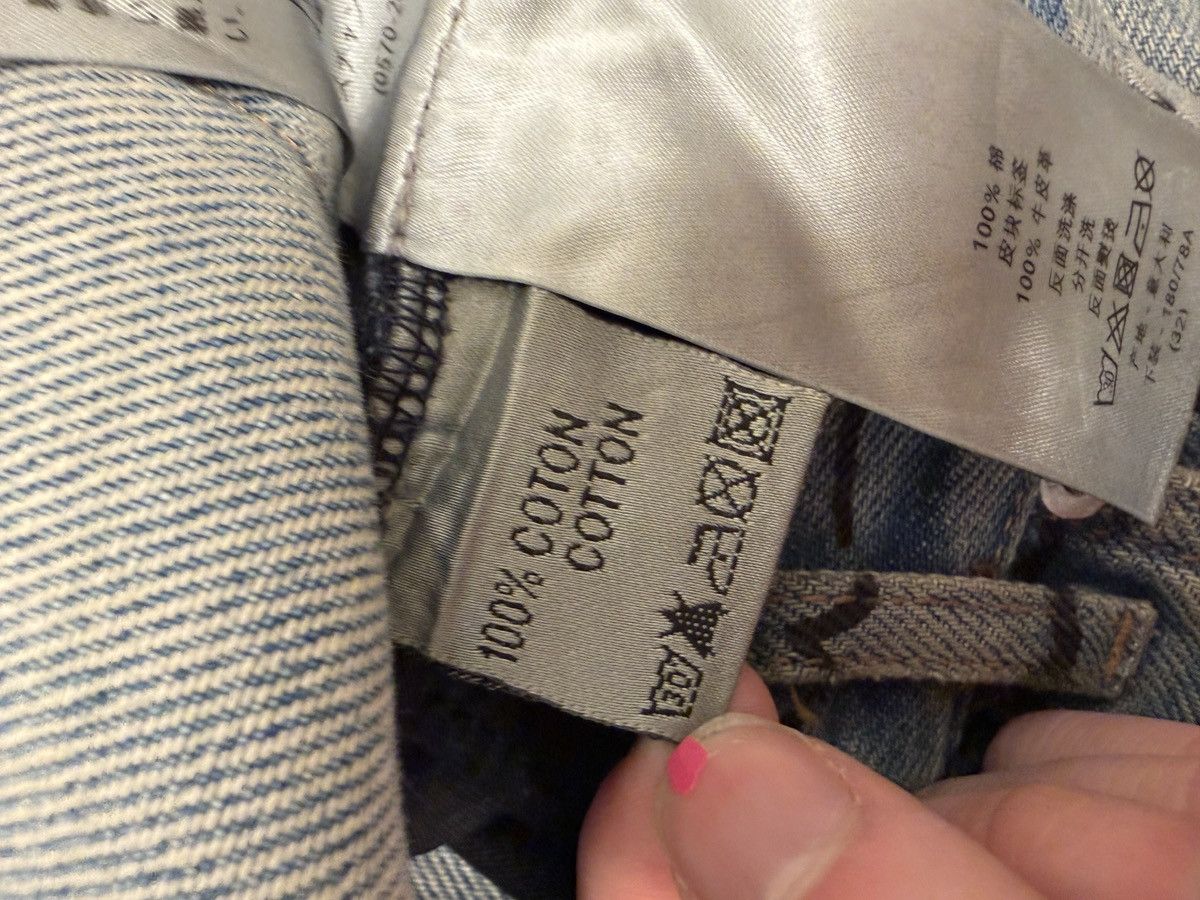 Dior Dior Homme SS15 Runway Handwritten Script Denim Size US 32 / EU 48 - 10 Thumbnail