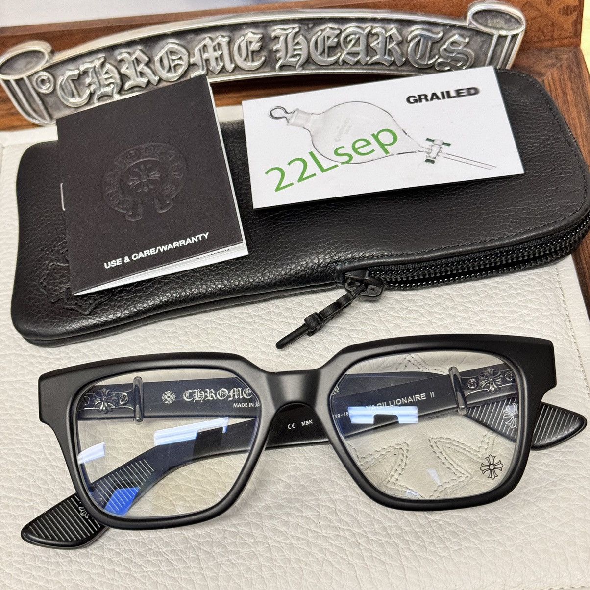 クロムハーツ サングラス VAGILLIONAIRE Ⅱ CHROME HEARTS 銀座店  