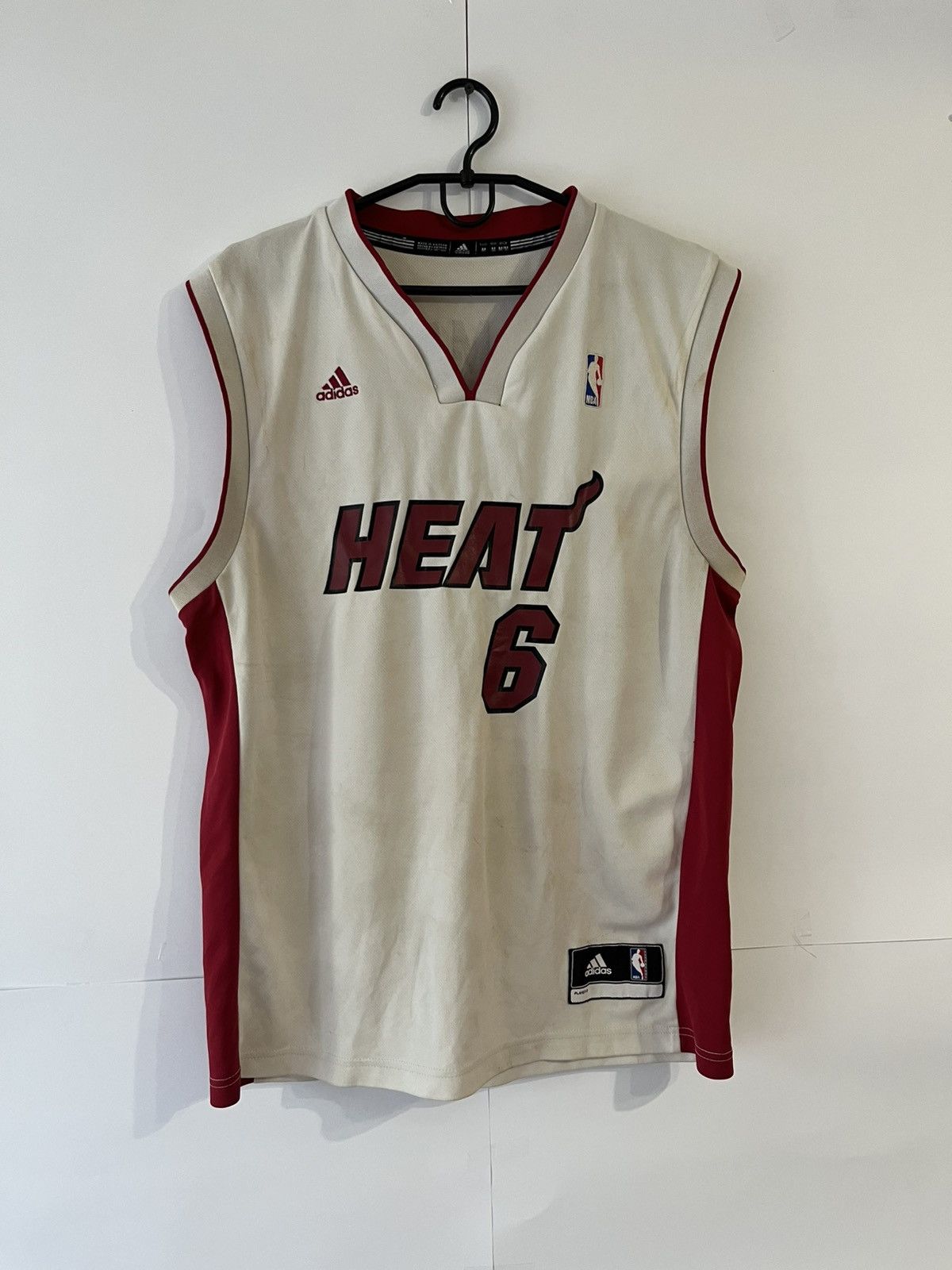 Adidas Adidas Miami Heat LeBron James #6 NBA Basketball Jersey Size US M / EU 48-50 / 2 - 1 Thumbnail