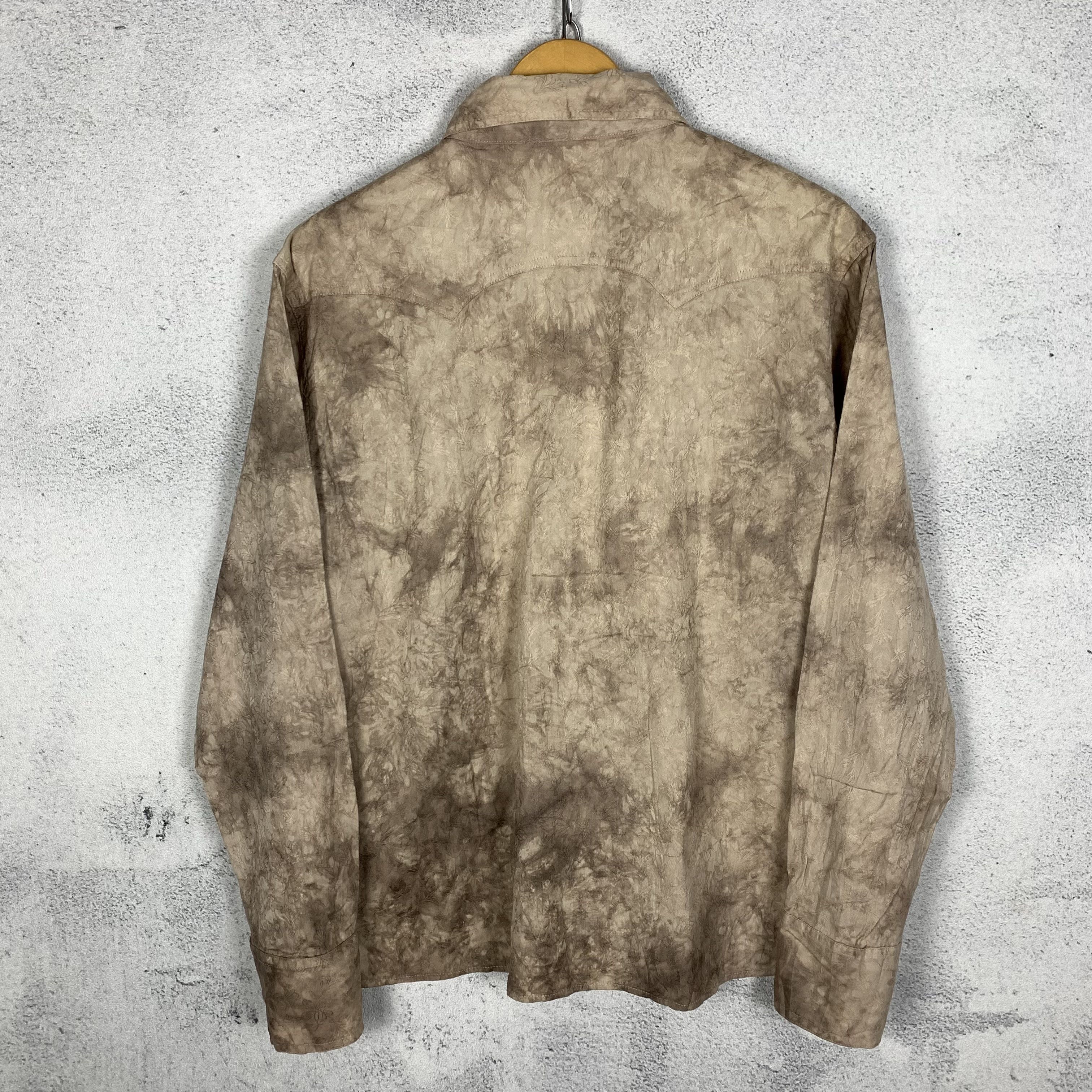 semanticdesign Semantic Design Western Acid Wash Shirt Paint Splatter Size US L / EU 52-54 / 3 - 2 Thumbnail