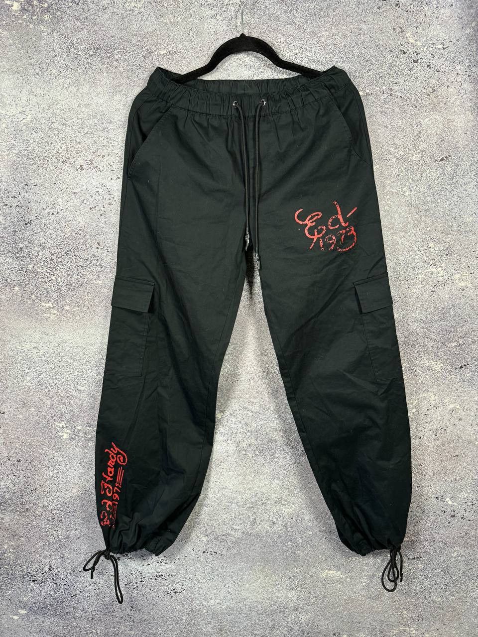 Ed Hardy × Urban Outfitters Ed Hardy x Urban Outfitters Cargo Pants Cotton Men XS Black Size US 30 / EU 46 - 2 Thumbnail