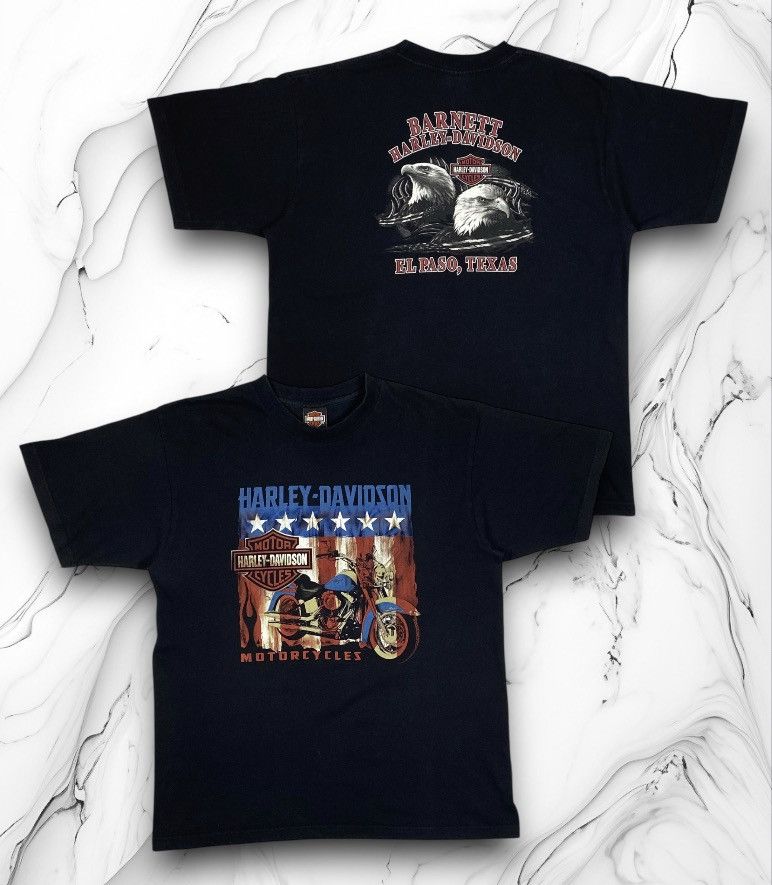 Harley Davidson Harley Davidson 2005 Motorcycle Barnett El Paso Texas Tee Size US XL / EU 56 / 4 - 1 Thumbnail