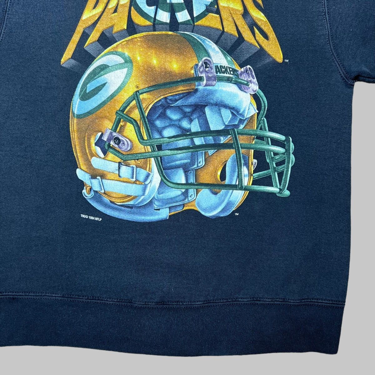 NFL × Salem Sportswear × Vintage Vtg 94 Green Bay Packers Helmet Salem Sportswear Sweatshirt Size US M / EU 48-50 / 2 - 7 Thumbnail