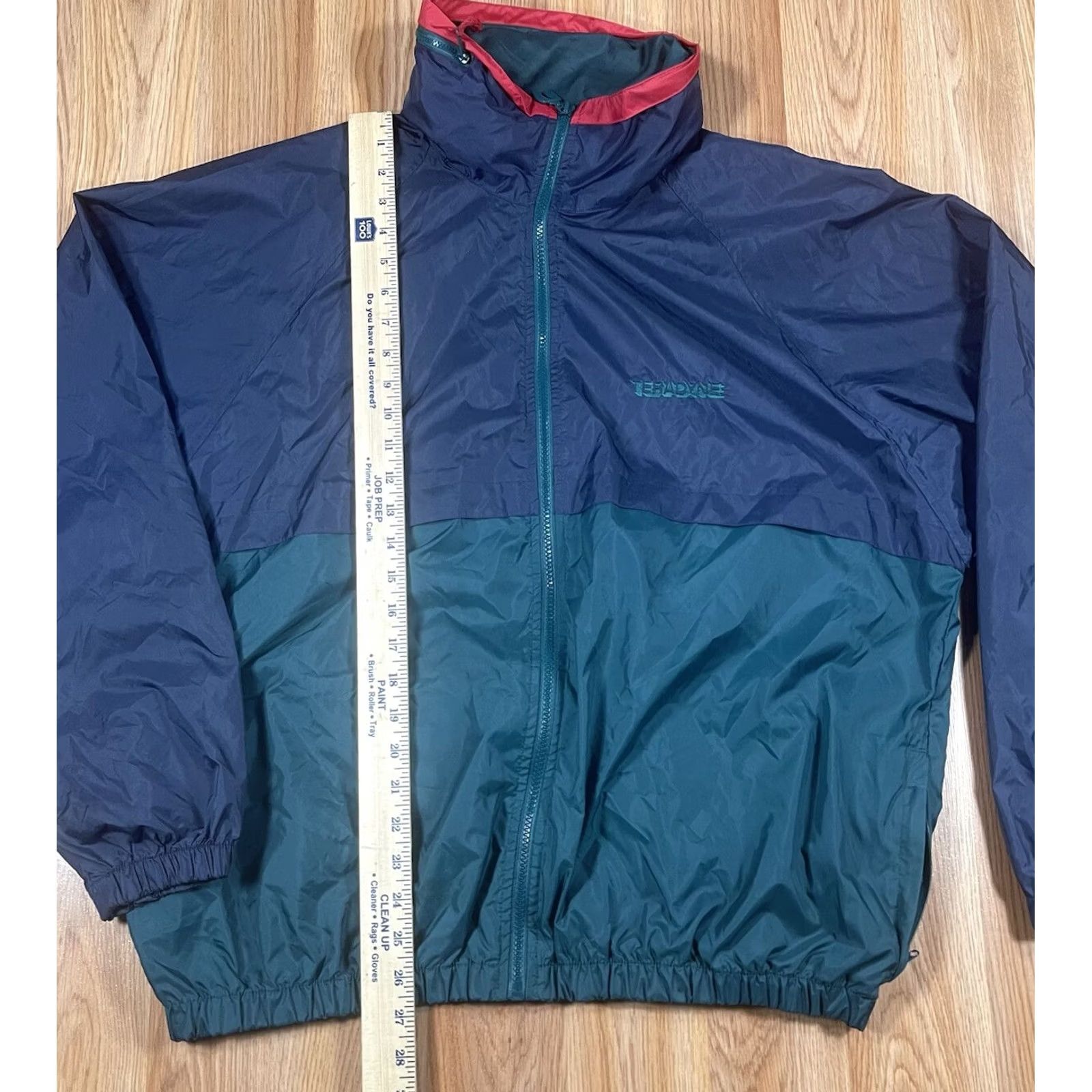Dunbrooke Dunbrooke Windbreaker Jacket Men XL Blue Green Full Zip Hooded WarmUp Windbreaker Jacket XL Men Size US XL / EU 56 / 4 - 4 Thumbnail