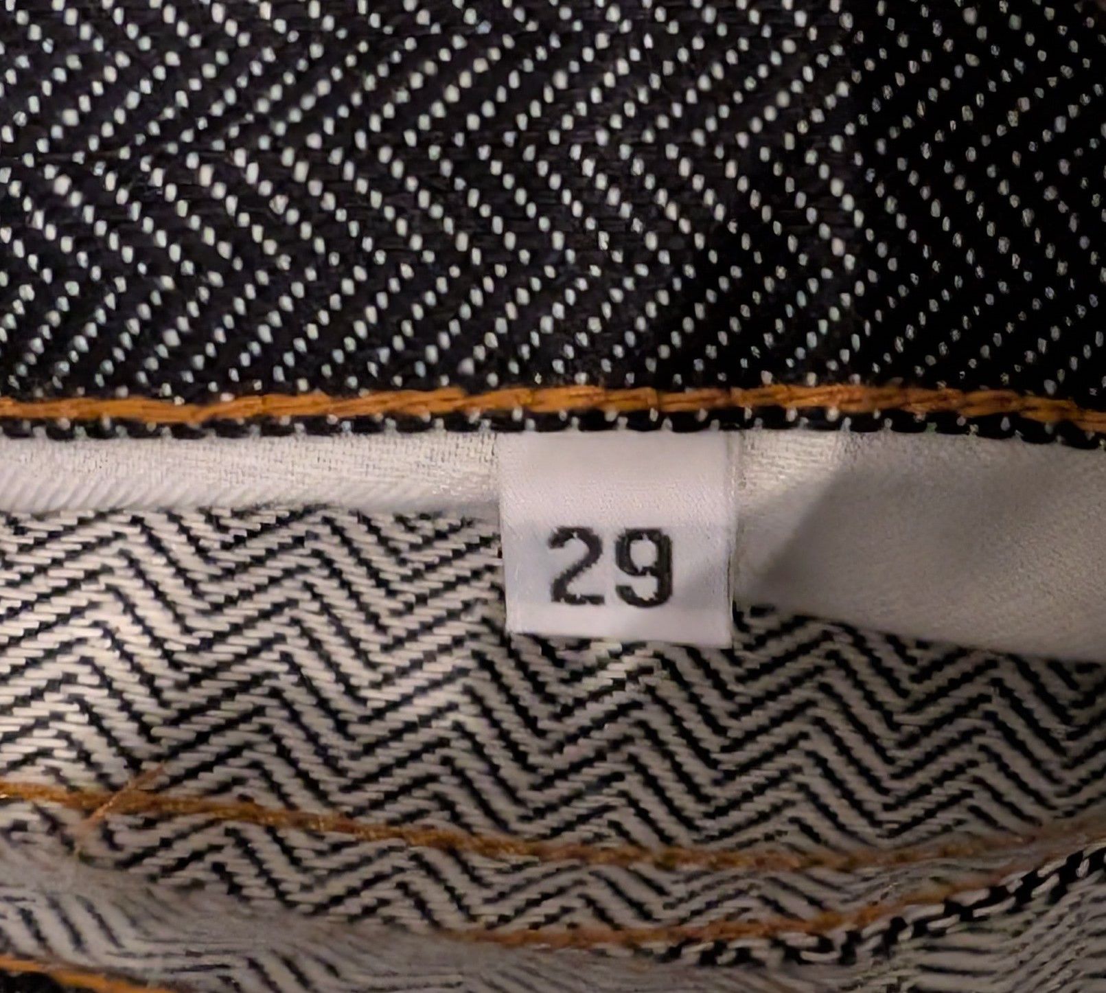 Gustin LNWOT Gustin #562 Herringbone Selvedge Denim Jeans Size US 29 - 5 Thumbnail