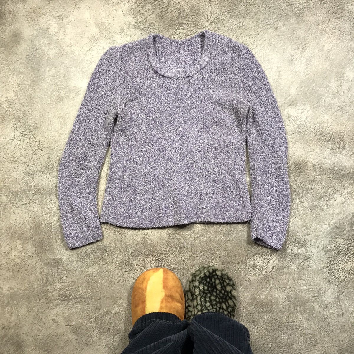 Vintage Vintage 90s Mohair Knit Sweater Oversized Grunge Y2K Faded M Size M / US 6-8 / IT 42-44 - 1 Thumbnail