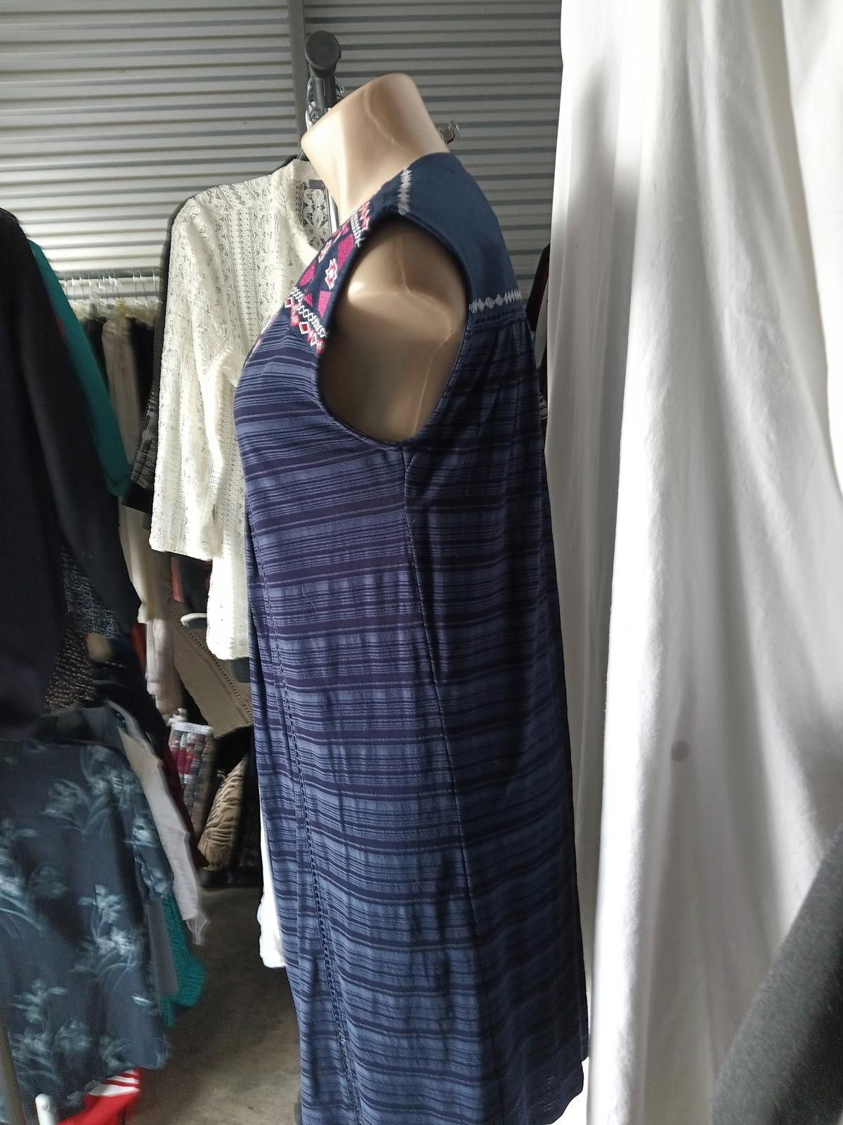 Designer Artisanory Boho Chic Dress with Embroidered Detailing Size S / US 4 / IT 40 - 2 Thumbnail
