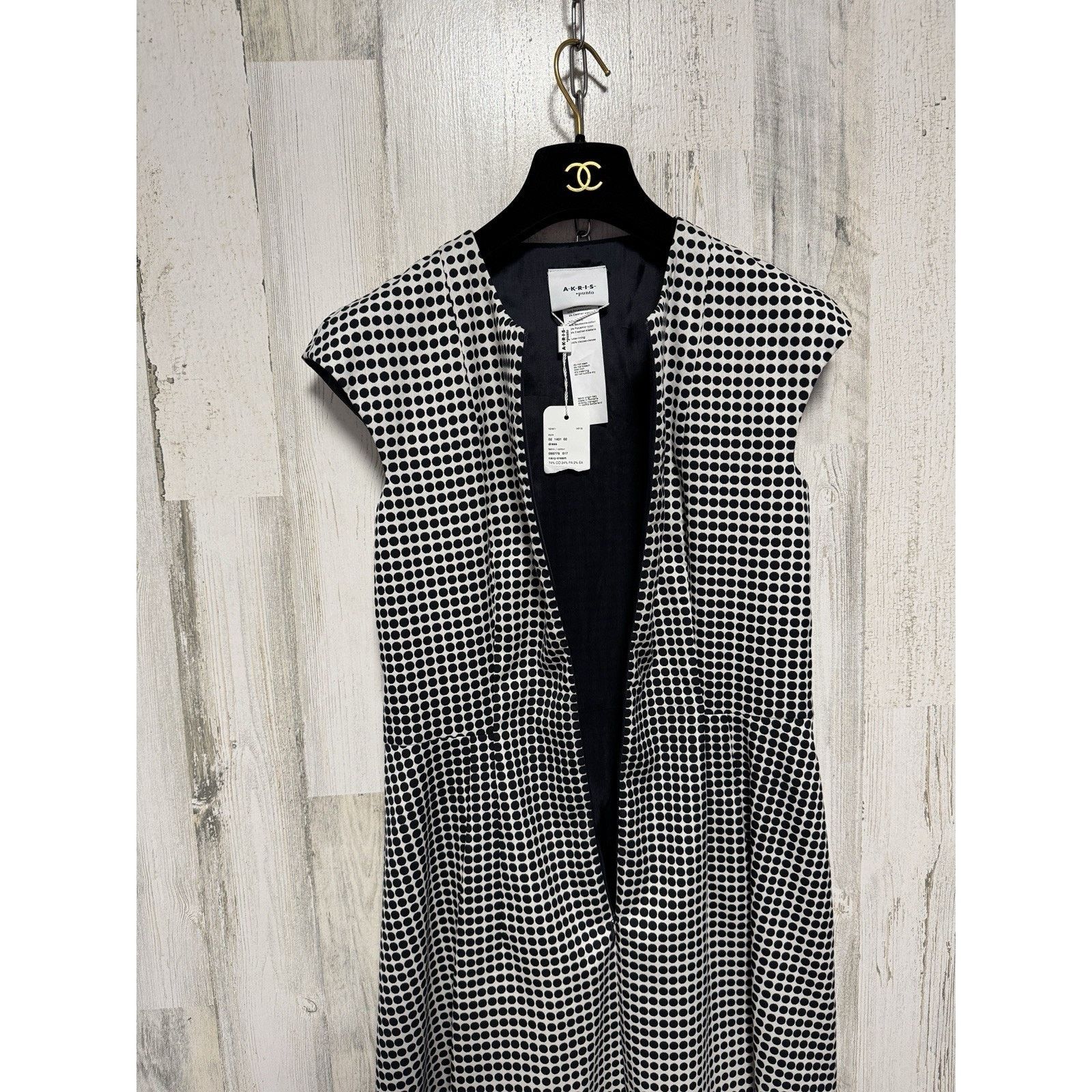 Akris Akris Punto Patterned Sleeveless Midaxi Dress Size M / US 6-8 / IT 42-44 - 11 Thumbnail
