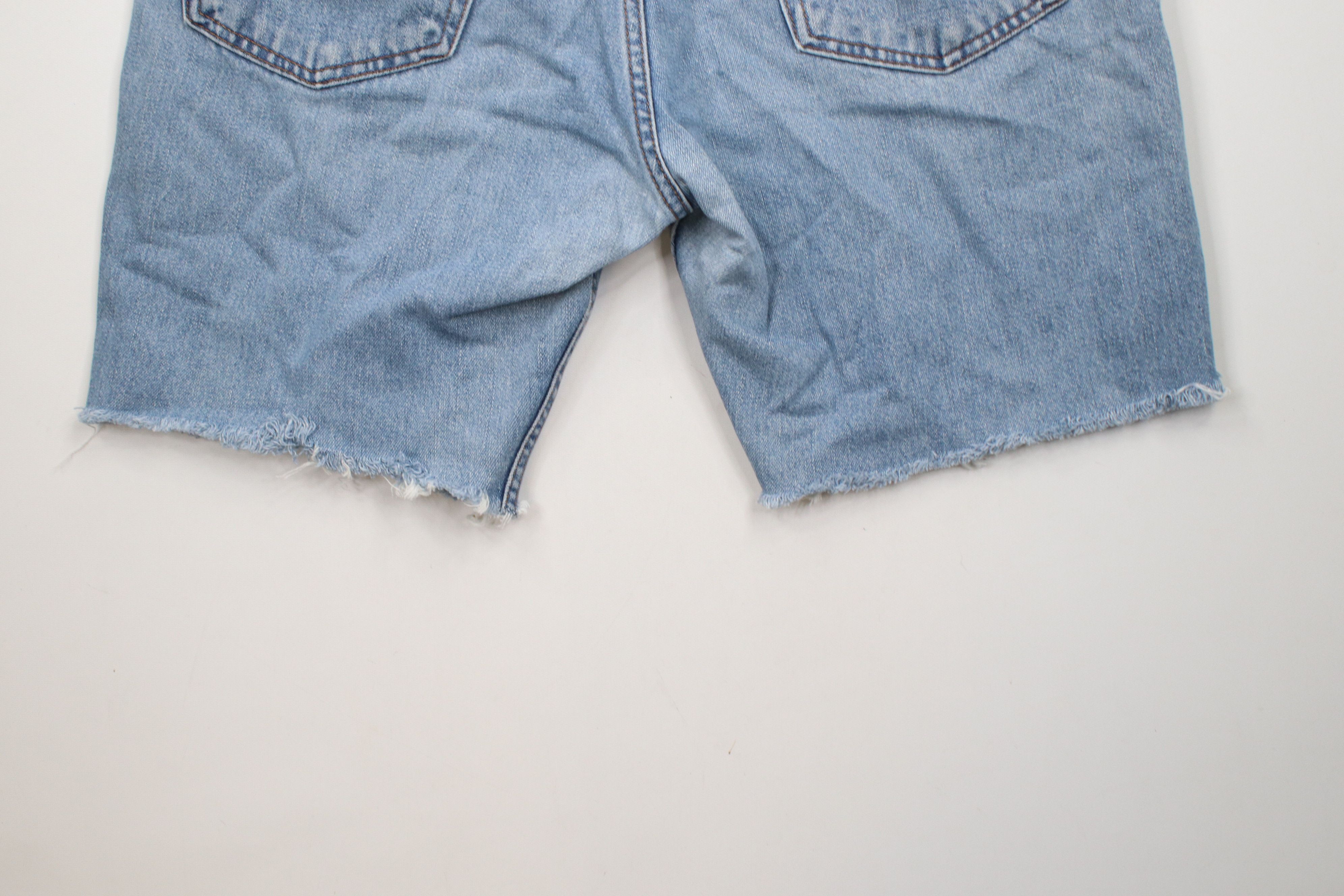Levi's × Vintage Vintage Y2K Levis 505 Fit Cut Off Denim Jean Shorts Jorts Size US 38 / EU 54 - 12 Thumbnail