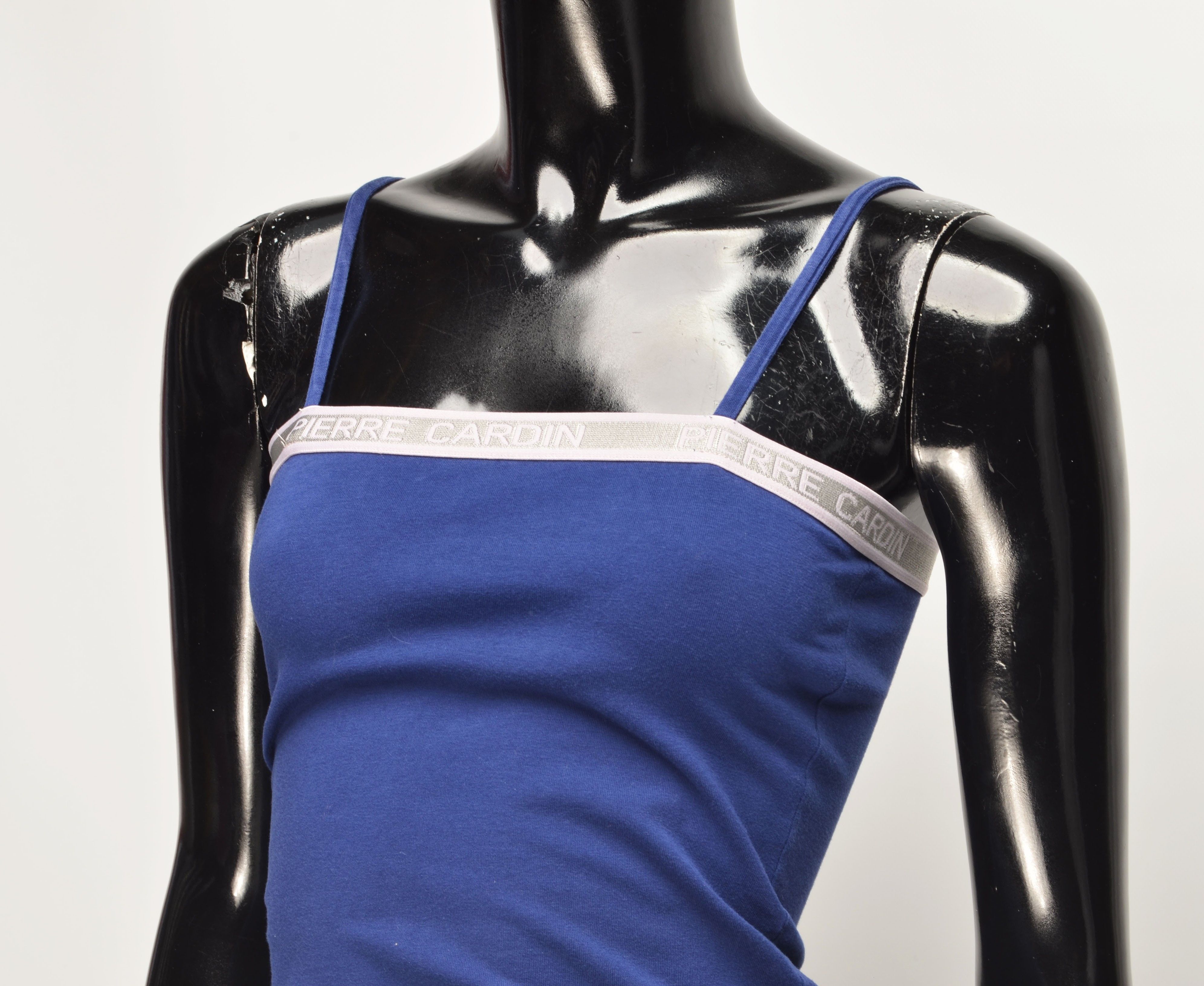 Pierre Cardin Vintage Pierre Cardin 80's Logo Cami Tank Top Size S / US 4 / IT 40 - 2 Thumbnail