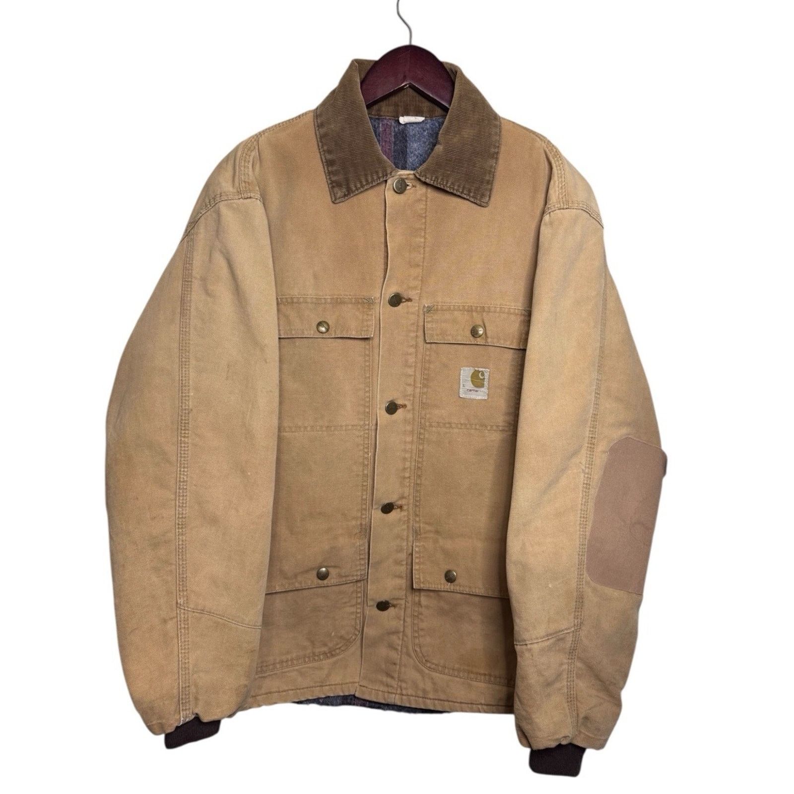 Carhartt Vtg Carhartt Hunting Jacket Blanket Lined Size Large CB036 Size US L / EU 52-54 / 3 - 1 Thumbnail