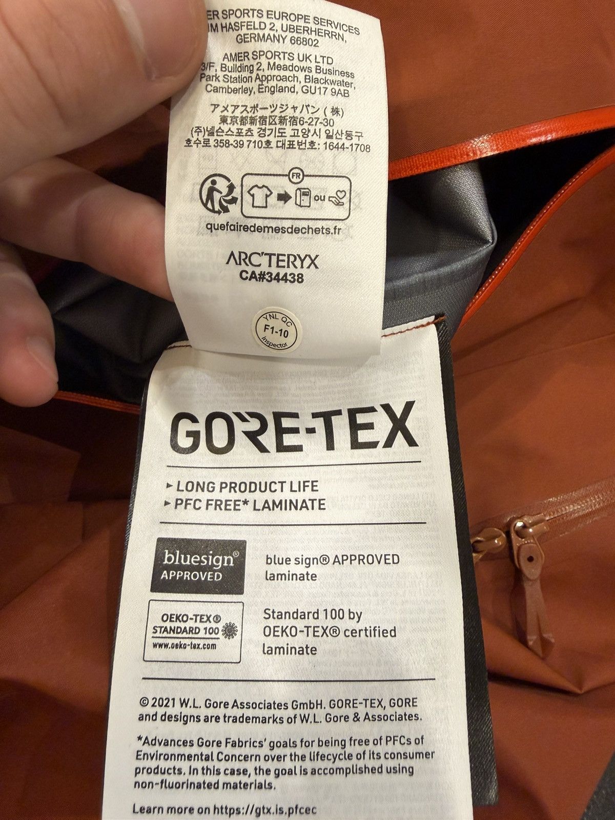 Arc'teryx Arc’Teryx Beta SL Shell Jacket - Orange Size US XXL / EU 58 / 5 - 7 Thumbnail