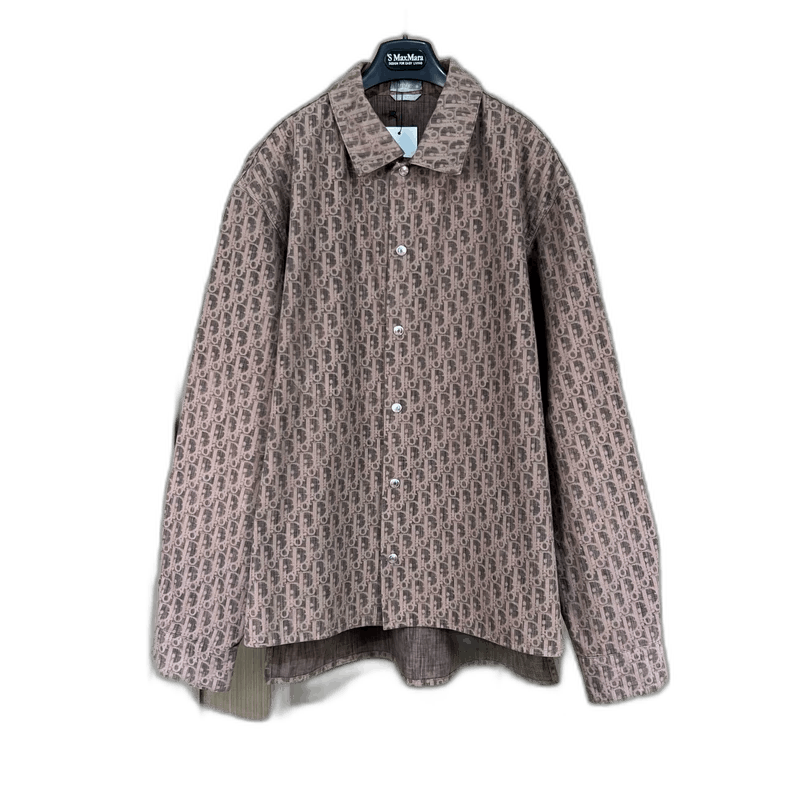 Dior Dior Brown Printed Denim Shirt Jacket-2506 Size US L / EU 52-54 / 3 - 1 Thumbnail