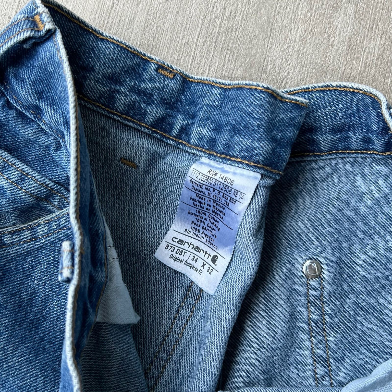 Carhartt × Vintage Carhartt denim blue jean double knee work carpenter pants Size US 32 / EU 48 - 6 Thumbnail