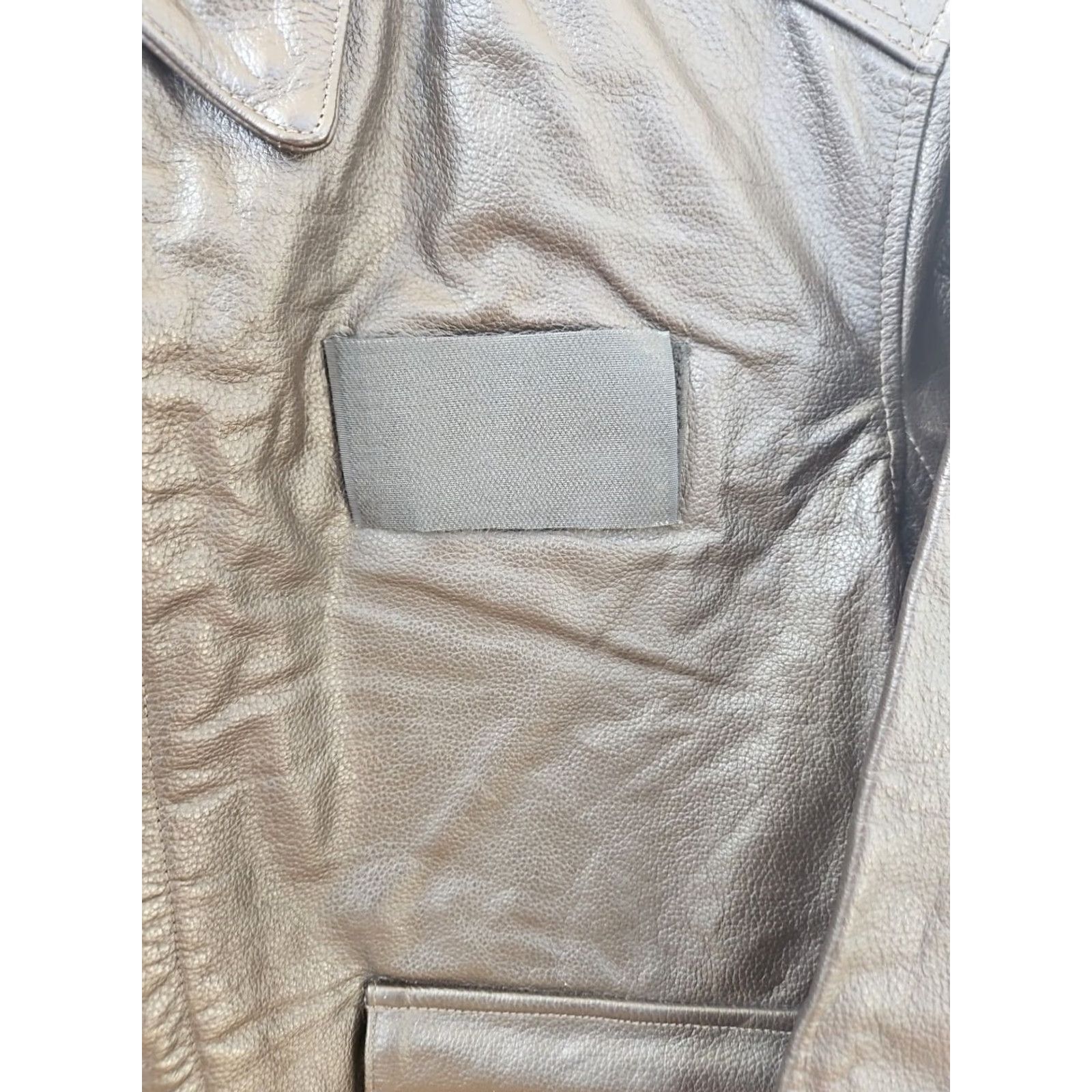 Vintage VINTAGE Avirex Air Force Bomber Jacket Coat Mens 44 Long Leather Army Flight Zipper Brown Jacket Size US S / EU 44-46 / 1 - 8 Thumbnail