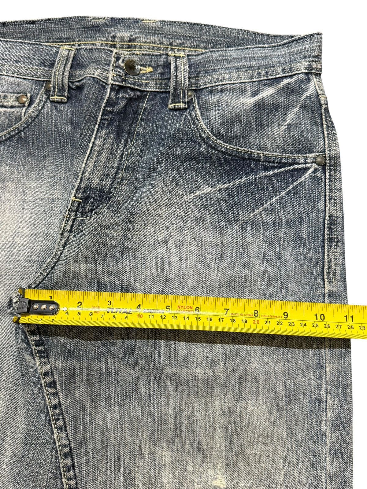If Six Was Nine Vintage Japanese Brand Faded Wash Clawmark Distressed Loose Size US 32 / EU 48 - 14 Thumbnail
