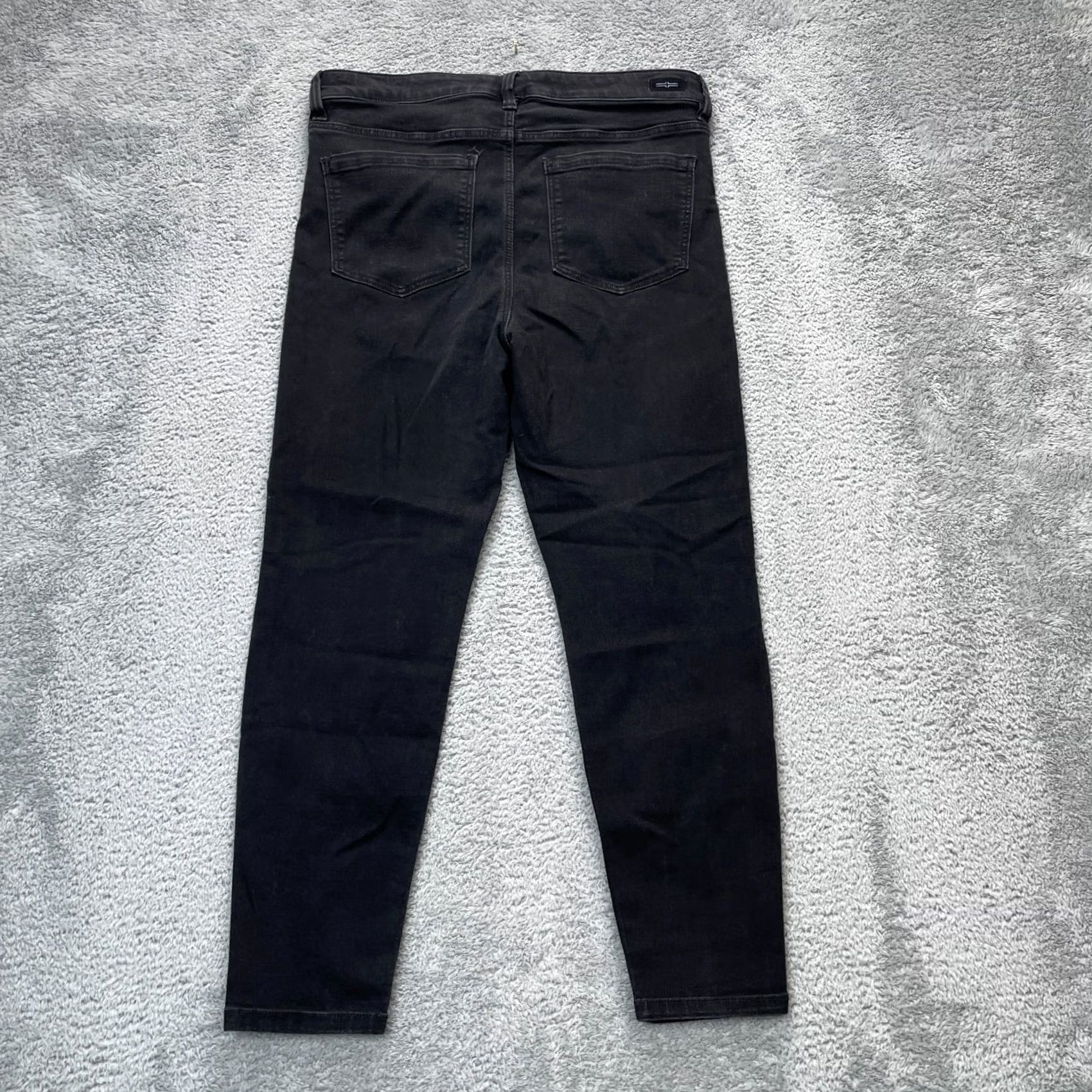 Vintage Liverpool Jeans Womens Jeans 10P Black Ankle Skinny High Rise Denim 5-Pocket City Preppy Women Size 32" / US 10 / IT 46 - 2 Thumbnail