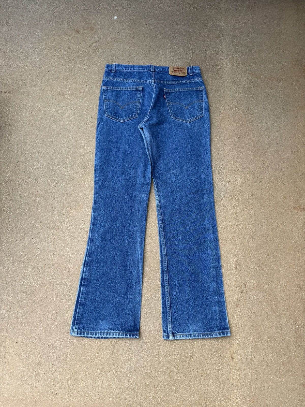 Levi's Vintage 00’s Levi’s 517 Red Tab Bootcut Flare Jeans 33x32 Size US 33 - 2 Thumbnail