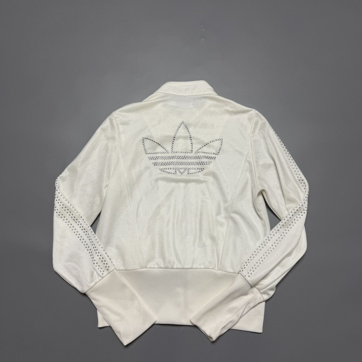 Adidas Vintage aAdidas Rhinestone Track Jacket Avant Garde Size L / US 10 / IT 46 - 1 Thumbnail