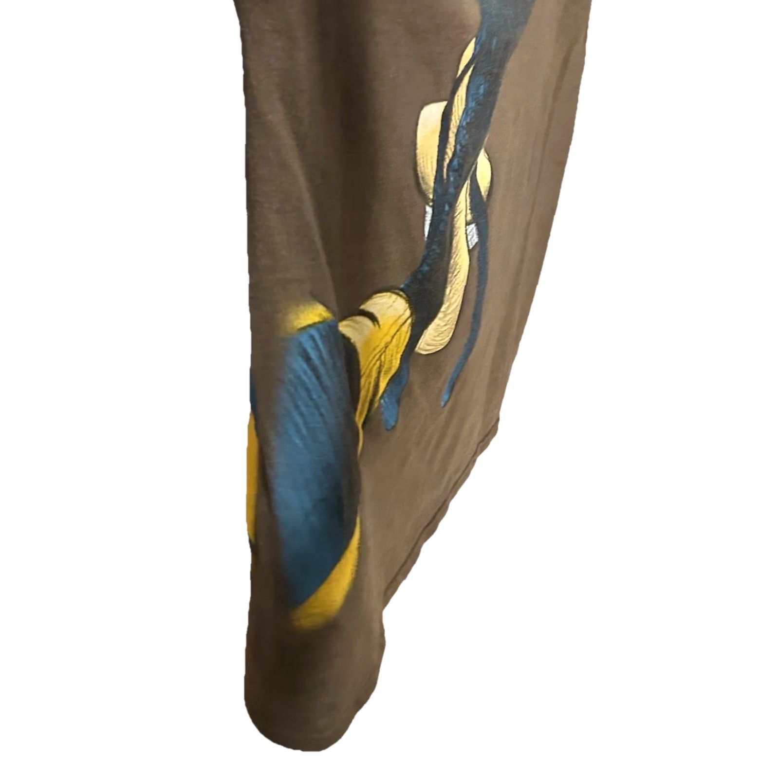 Hanes Goofy Wrap Around AOP Shirt Men 2XL Brown Shirt Disneyland Resort Short Sleeves Size US XXL / EU 58 / 5 - 3 Thumbnail
