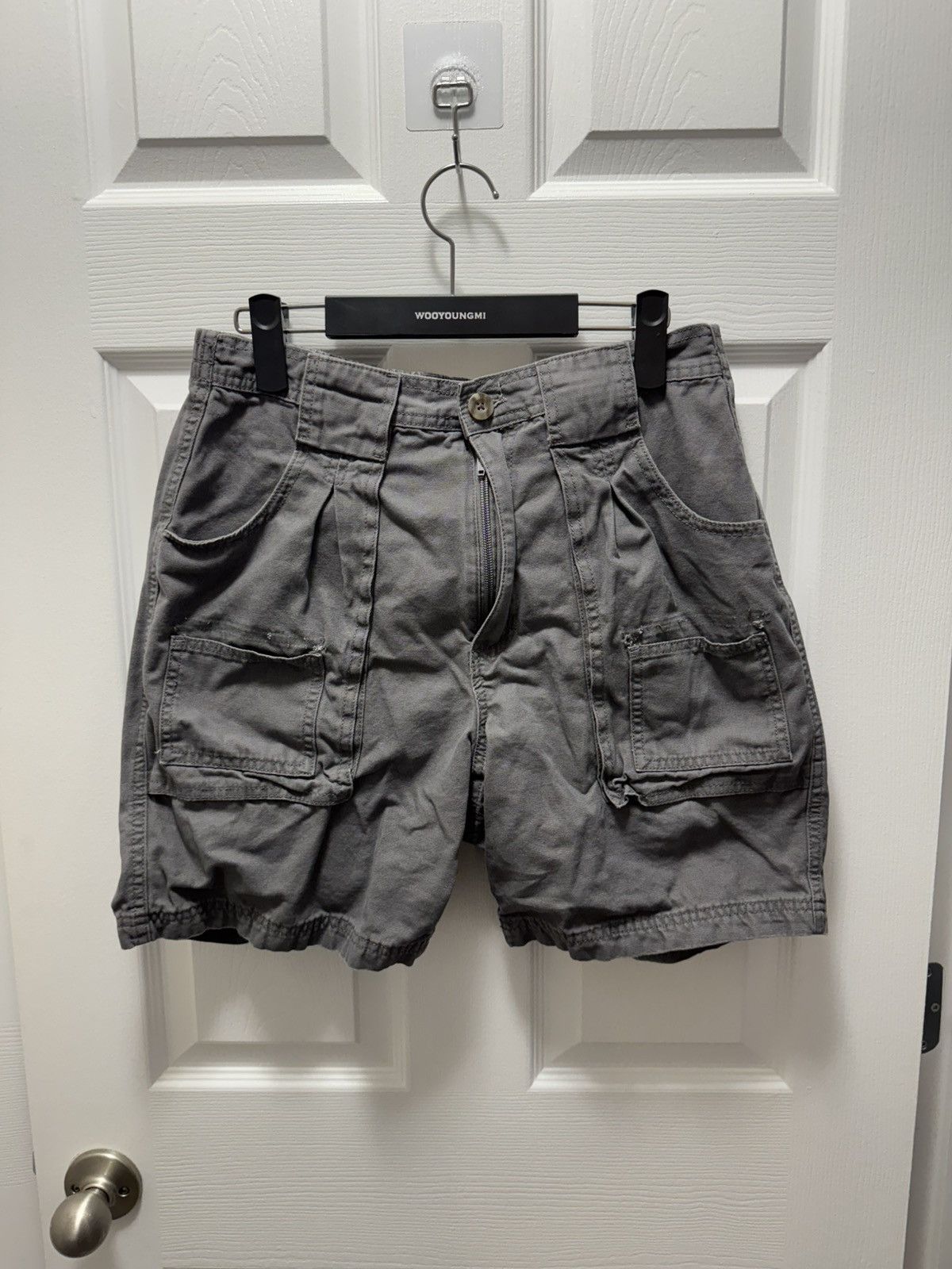 Redhead Red Head Grey Archive Cargo Pocket Shorts Vintage Size US 32 / EU 48 - 1 Thumbnail