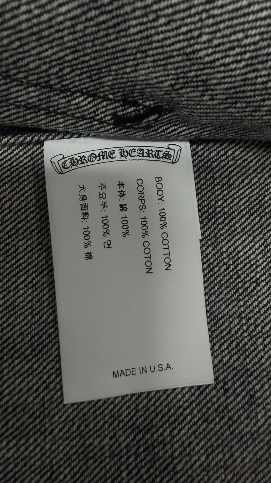 Chrome Hearts RARE! Chrome Hearts KS Selvedge Button up Denim Jacket Size US L / EU 52-54 / 3 - 5 Thumbnail