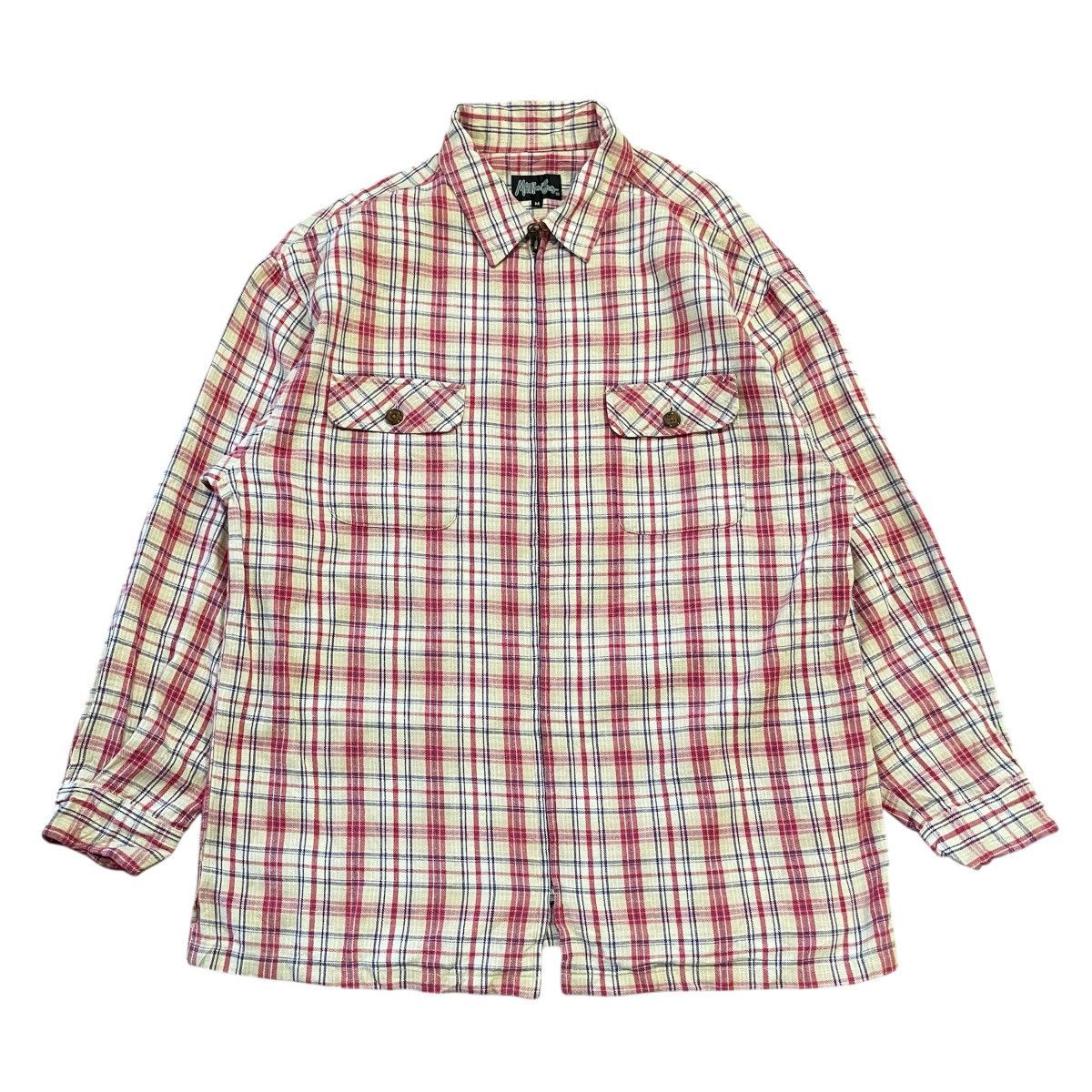 Maui and Sons Vintage 90s Maui & Sons Full-Zip Plaid Flannel Size US M / EU 48-50 / 2 - 1 Thumbnail