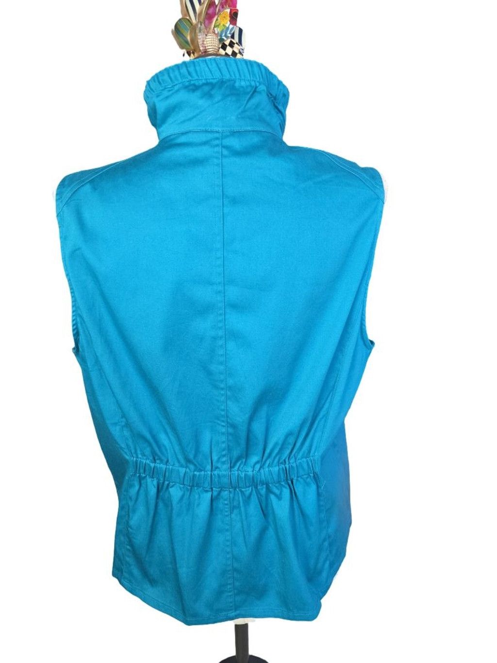 Other Christopher & Banks Vest Size 1X Teal Sleeveless Zip Up New Size 3XL / US 20-22 - 4 Thumbnail