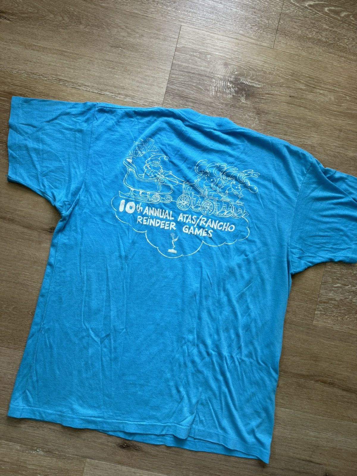 Other Parody Handicapped Wheelchair Reindeer Vintage T-Shirt Size US M / EU 48-50 / 2 - 25 Thumbnail