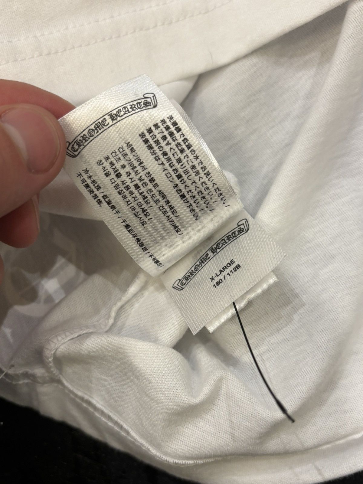 Chrome Hearts Chrome Hearts Scroll Tee - White Size US XL / EU 56 / 4 - 6 Thumbnail