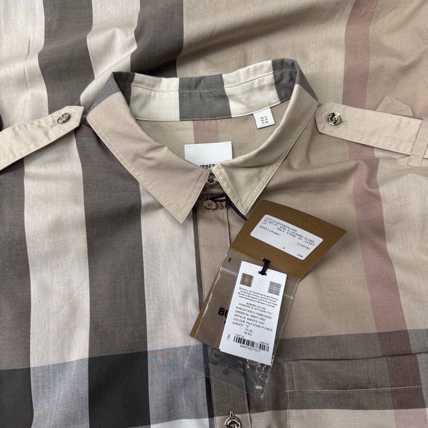 Burberry Burberry Classic Check Shirt Dress/ Size M / US 6-8 / IT 42-44 - 3 Thumbnail
