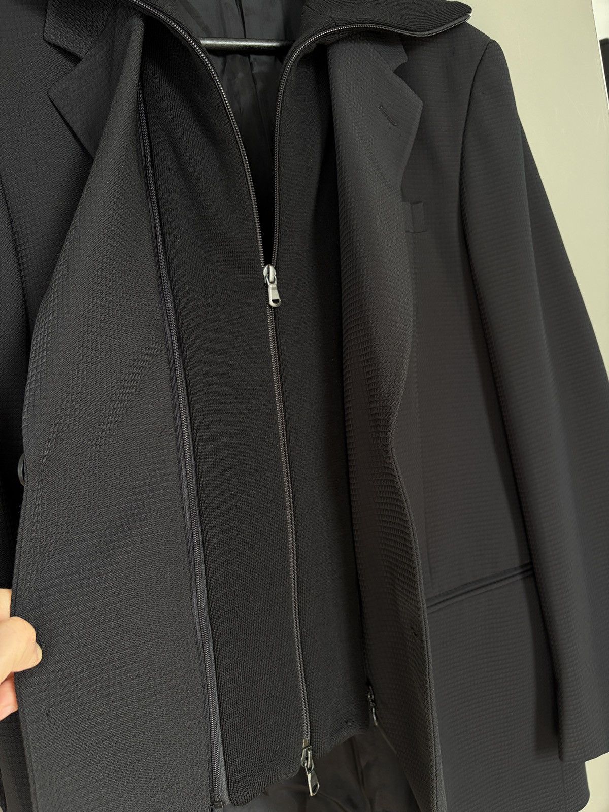 Emporio Armani Emporio Armani Brad Line Wool Blazer With Sweater Collar Size US M / EU 48-50 / 2 - 12 Thumbnail