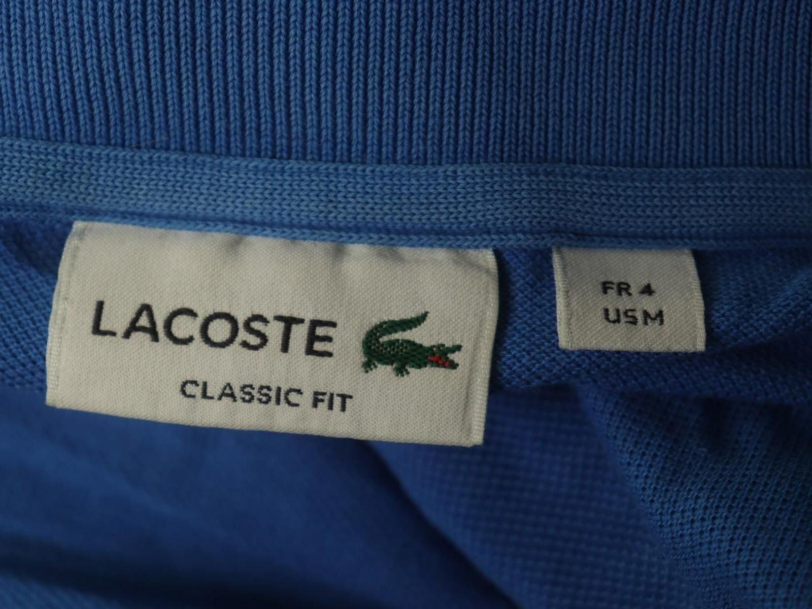 Lacoste Lacoste Blue Collared Casual Classic Fit Polo Shirt Size 4 Size US M / EU 48-50 / 2 - 9 Thumbnail