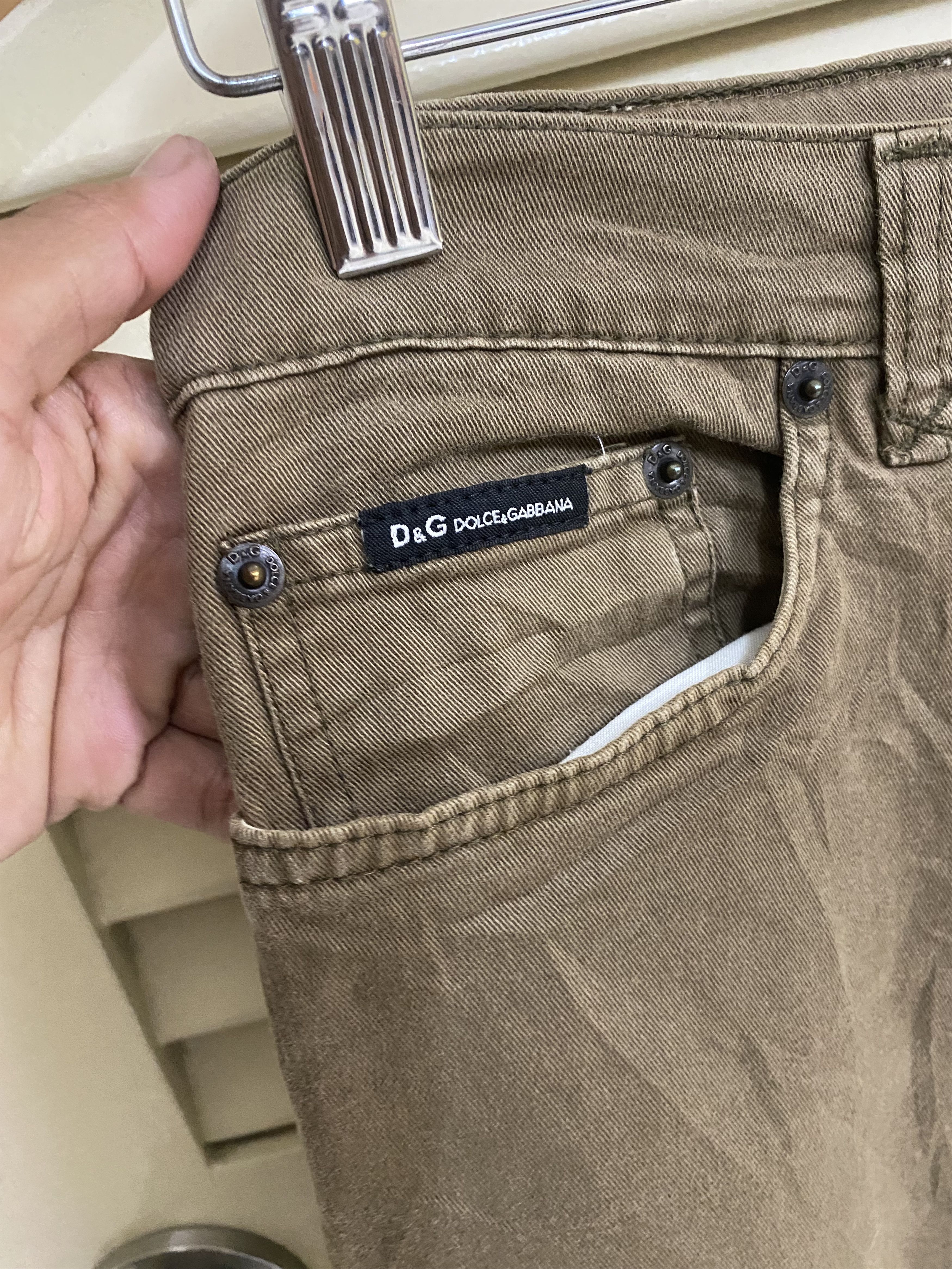 Dolce & Gabbana D&G Dolce Gabbana Slim Fly Button Pants Size US 29 - 3 Thumbnail