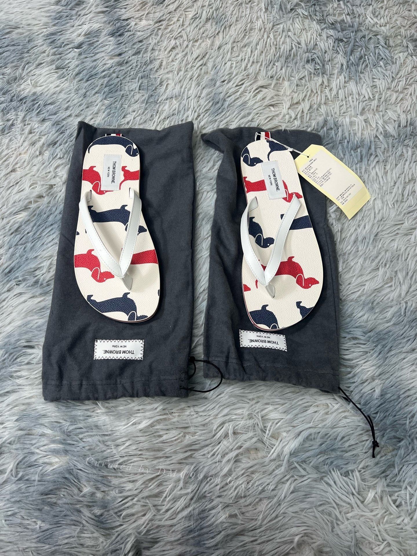 Thom Browne Thom Browne Men's Flip-Flop Slippers Size US 9 / EU 42 - 1 Thumbnail