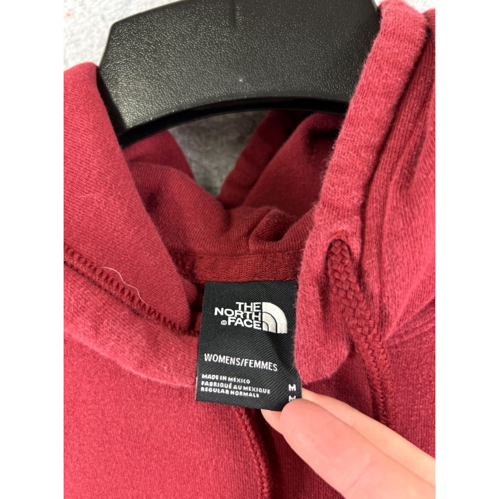The North Face The North Face Jacket Womens Medium Red Hooded Jersey Cotton Casual Warm Size M / US 6-8 / IT 42-44 - 4 Thumbnail