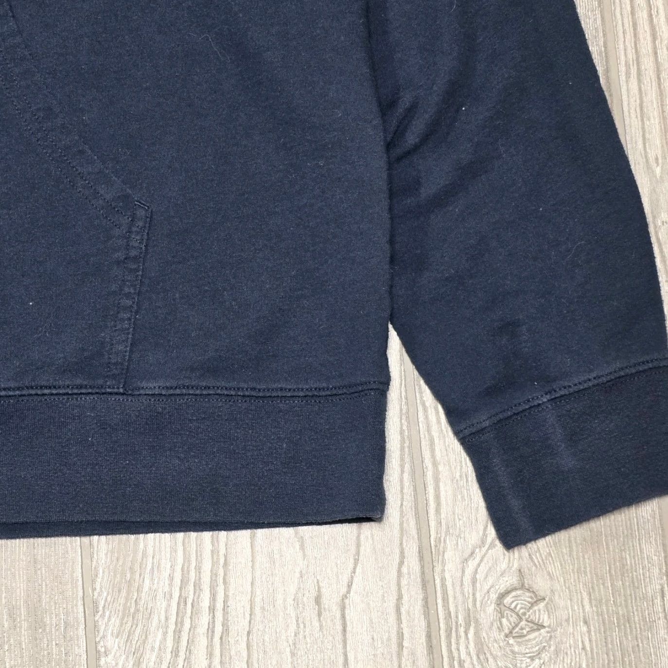 Spell Barbell Hoodie Men XL Blue Lightweight Logo Spell out Sweatshirt Hoodie Pullover Size US XL / EU 56 / 4 - 3 Thumbnail