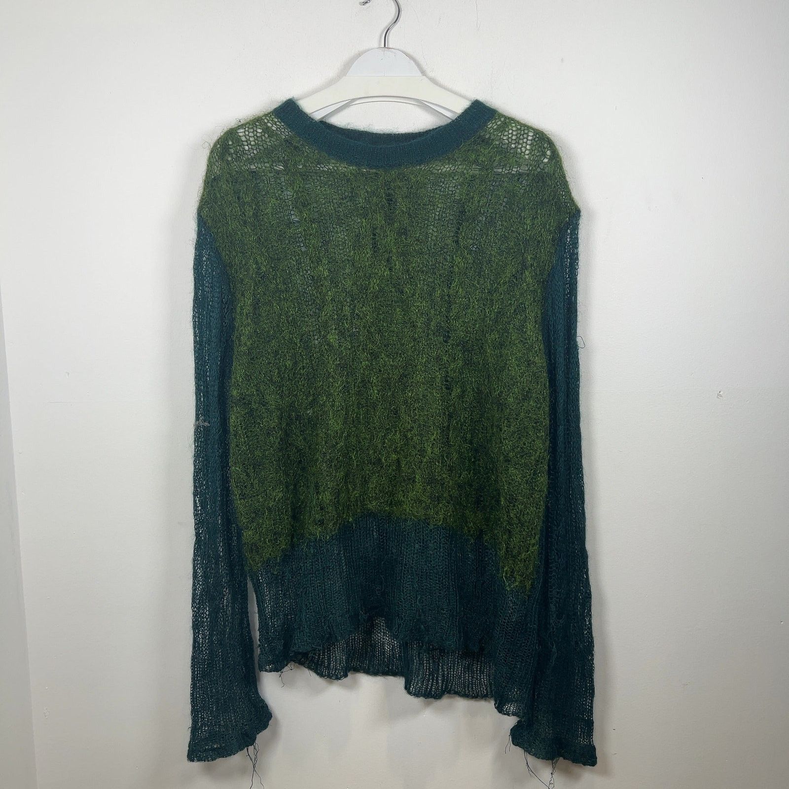 Ann Demeulemeester Ann Demeulemeester Distressed Mohair Sweater Size US M / EU 48-50 / 2 - 1 Thumbnail