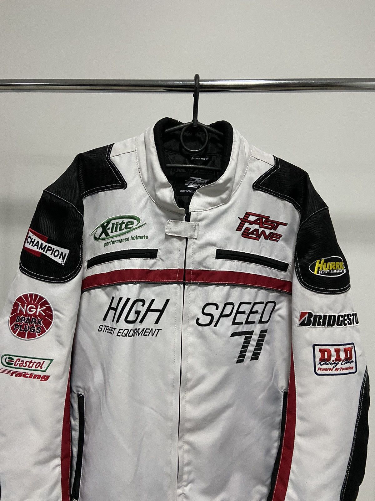 Fast lane High Speed Racing Jacket Vintage Big Logo
