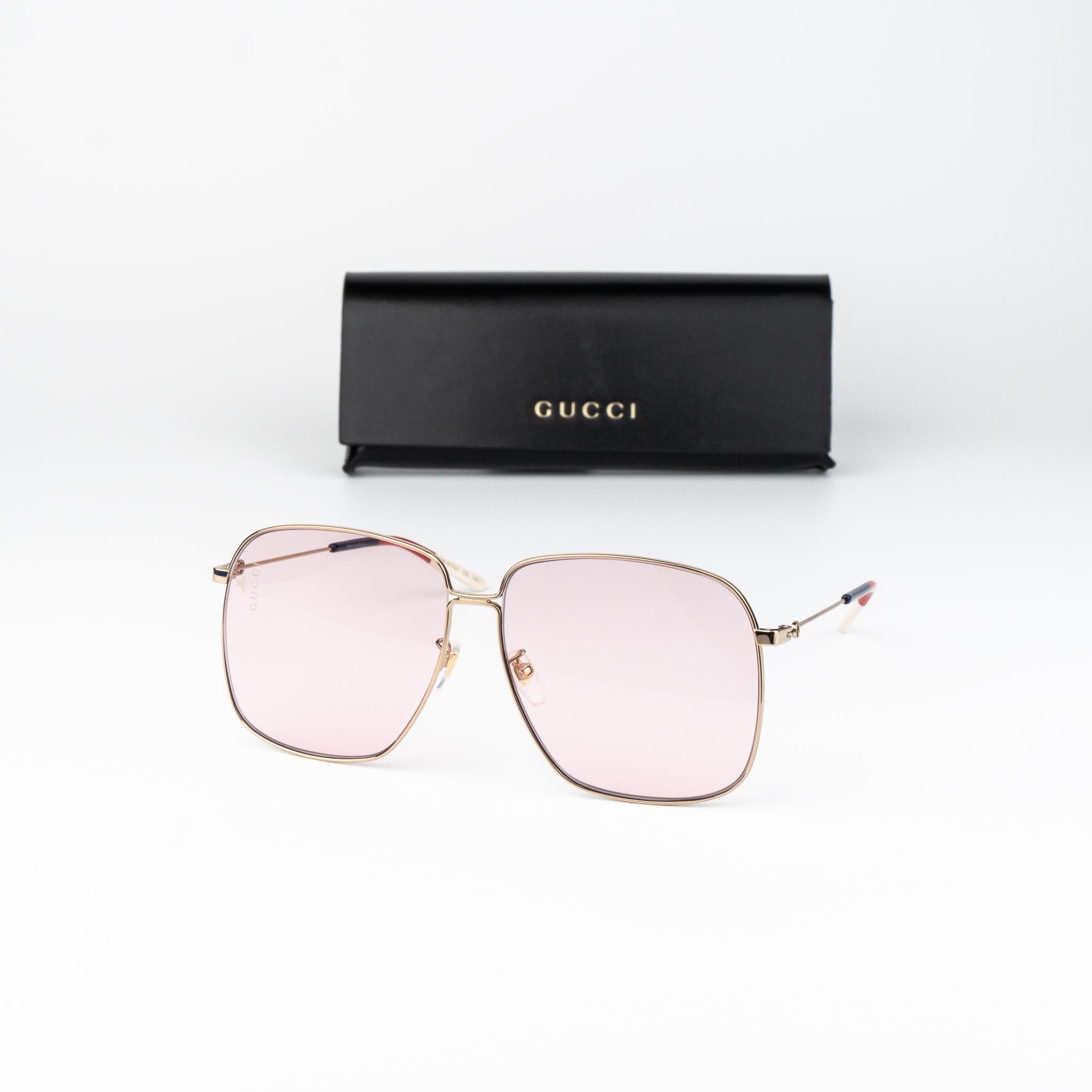 Gucci Gucci Women Sunglasses Square GG0394S 004 NEW AUTHENTIC Size ONE SIZE - 1 Thumbnail