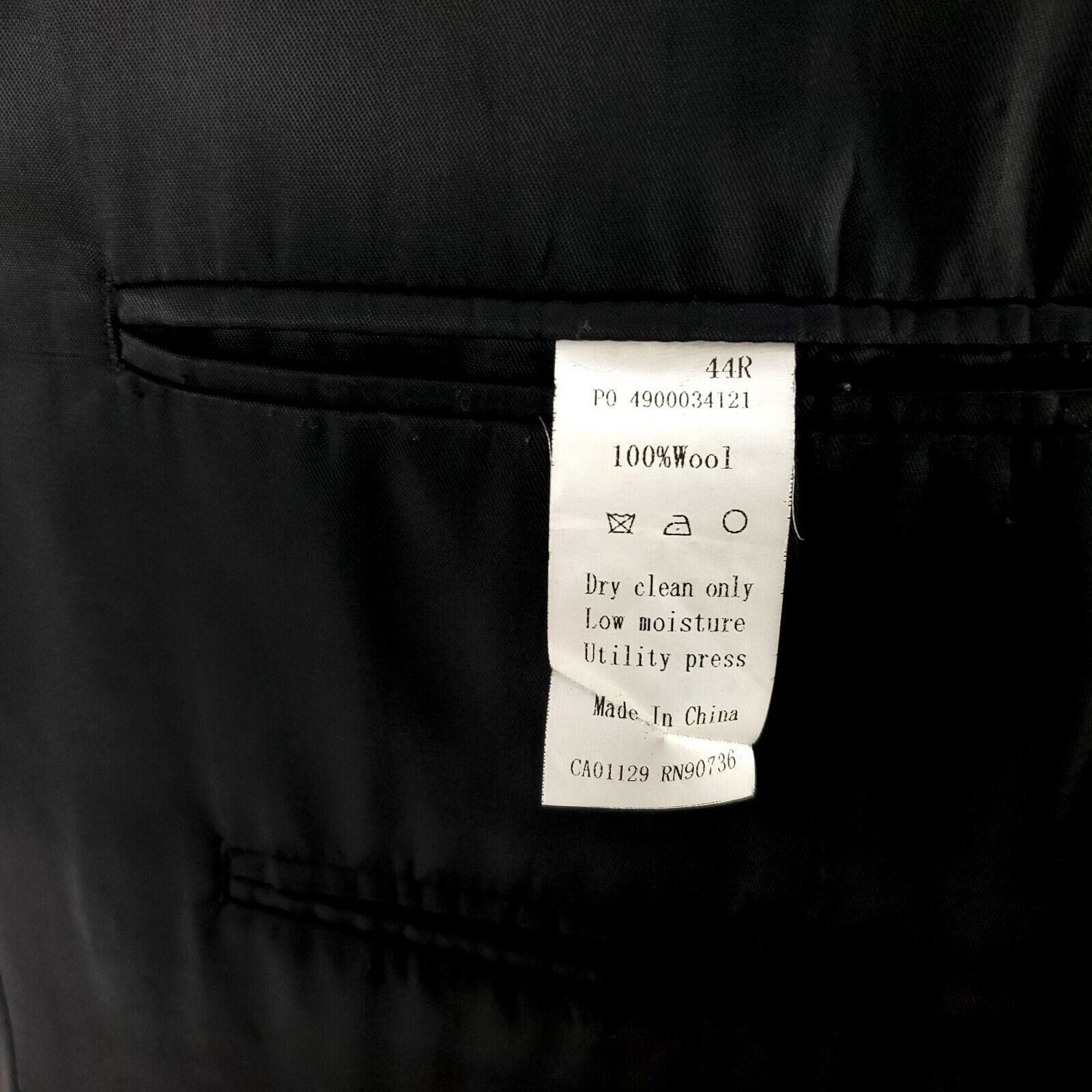 Calvin Klein Calvin Klein Wool 2 Button Blazer 42R Or Slim Fit 44R Gray H Size 42R - 8 Thumbnail