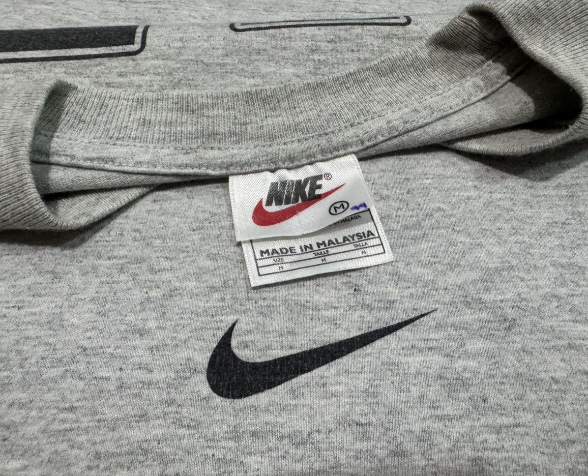Nike Vintage 90’s Nike Big Logo With Center Swoosh Size US M / EU 48-50 / 2 - 2 Thumbnail