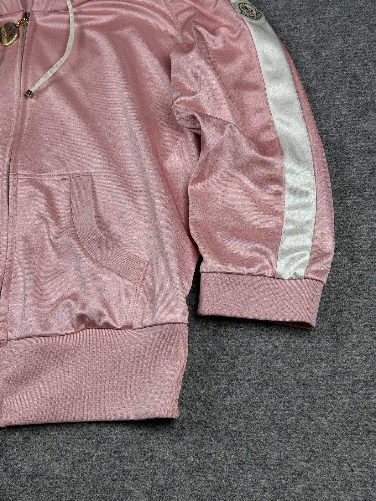 Japanese Brand × Moncler Barbie Pink Moncler hoodie zip up Size S / US 4 / IT 40 - 2 Thumbnail