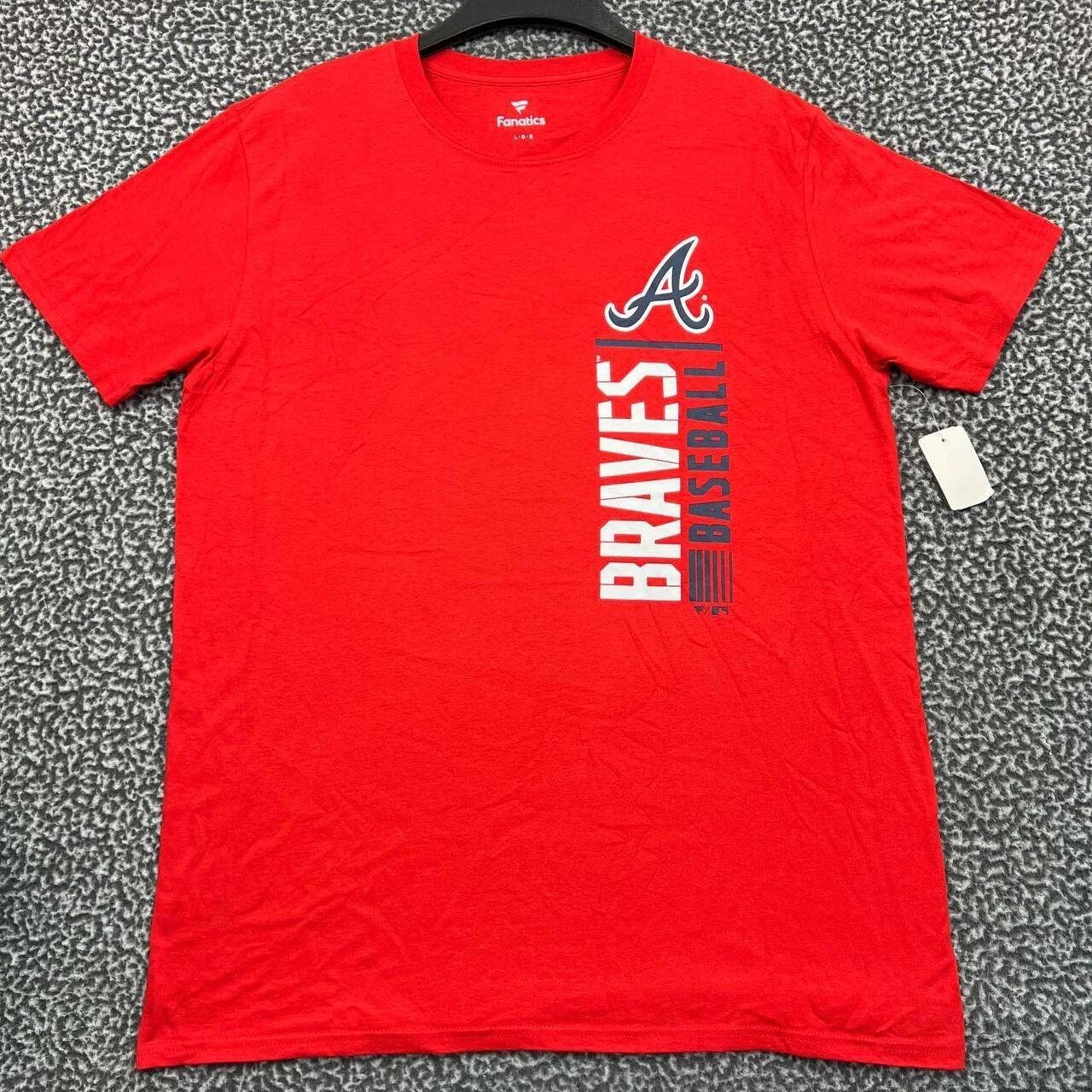 Other Atlanta Braves Shirt Men Short Sleeve Crew Neck Cotton L Size US L / EU 52-54 / 3 - 1 Thumbnail