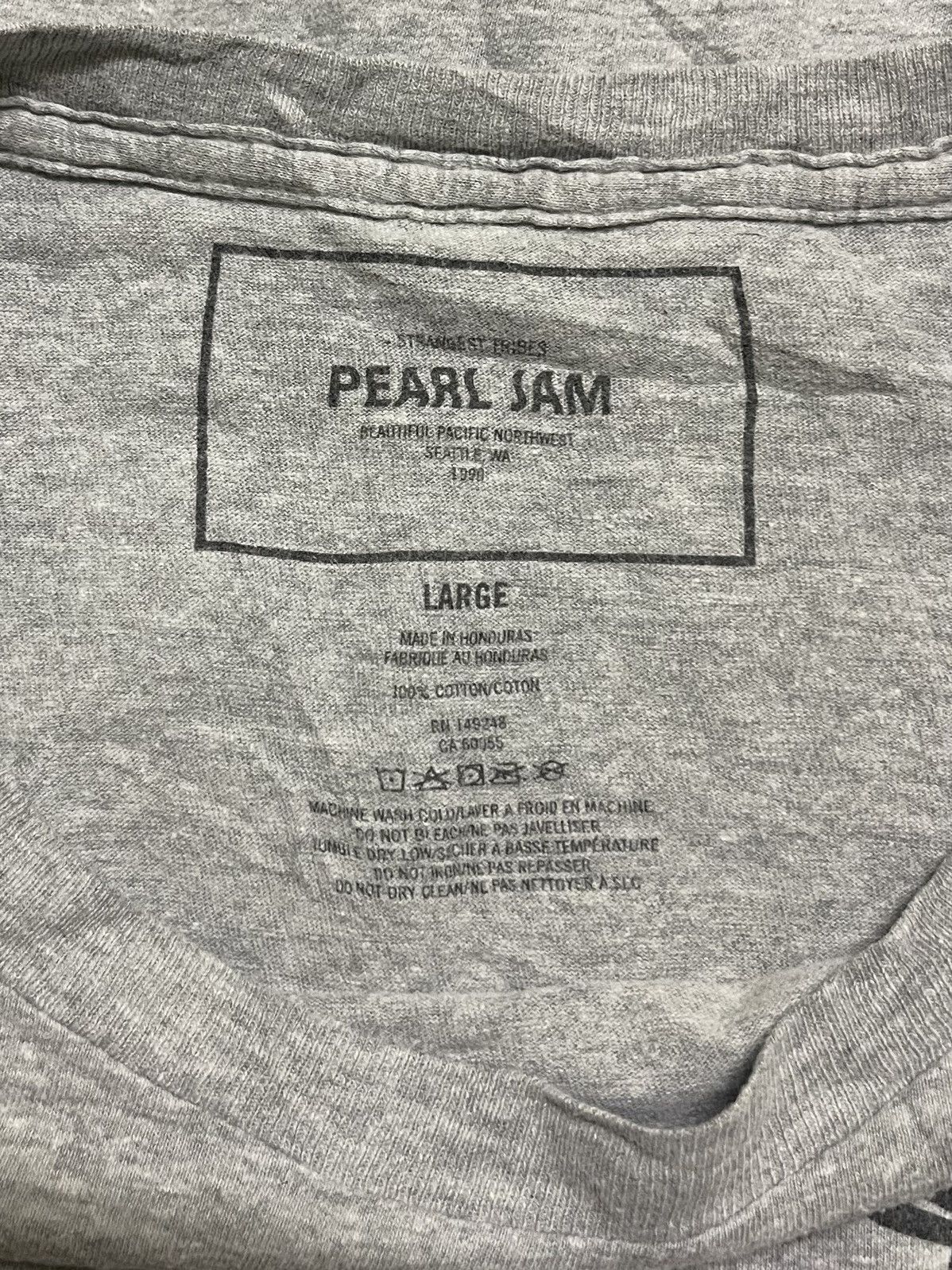 Band Tees Pearl Jam T Shirt Size US L / EU 52-54 / 3 - 13 Thumbnail