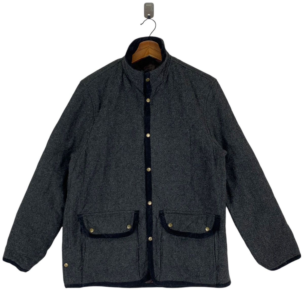 Global Work VINTAGE GLOBAL WORK QUILTED WOOL SNAP BUTTON Size US M / EU 48-50 / 2 - 1 Thumbnail