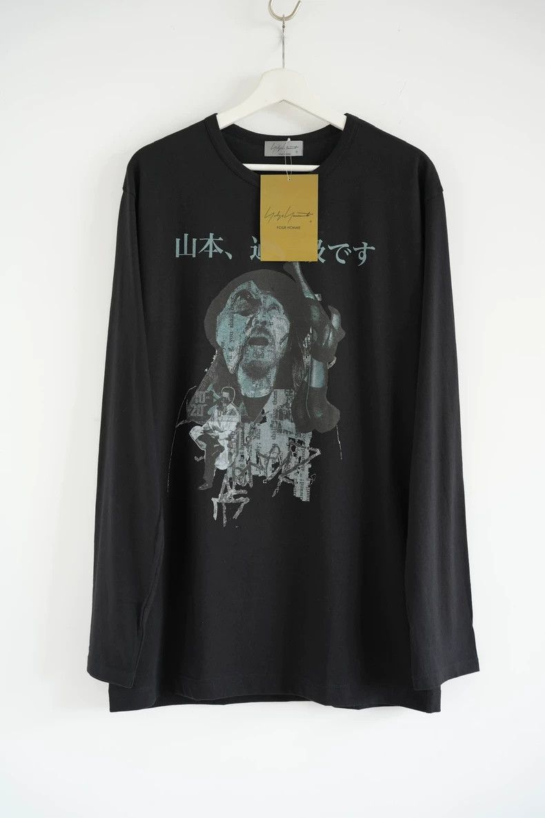 Yohji Yamamoto Yohji Yamamoto 24 SS Over Breathing Portrait Long Sleeve T Size US L / EU 52-54 / 3 - 1 Thumbnail