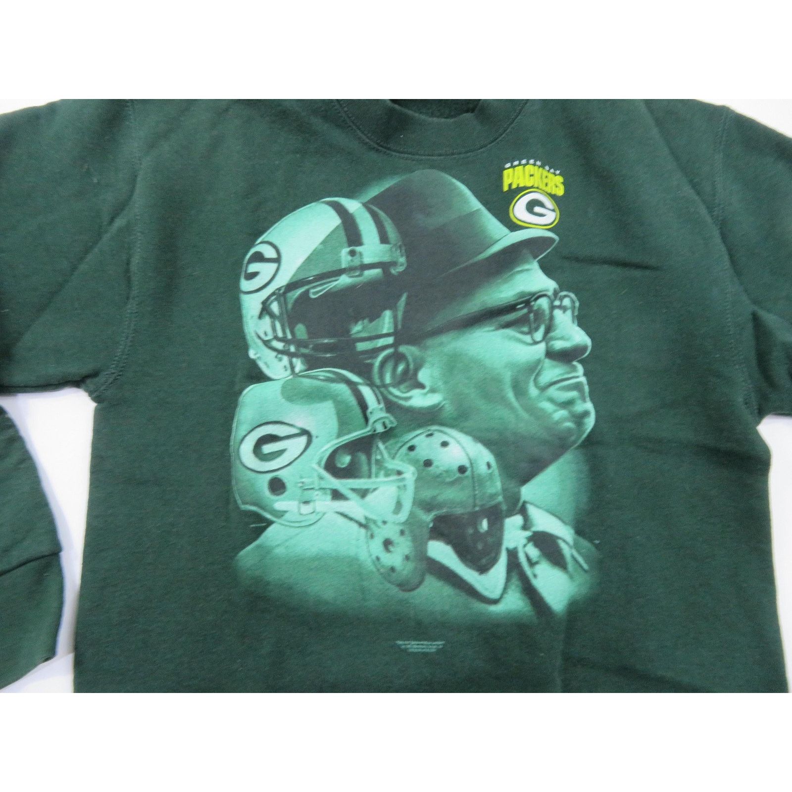 Pro Player Green Bay Packers Vince Lombardi Sweatshirt (Youth 18-20) Size US XS / EU 42 / 0 - 3 Thumbnail