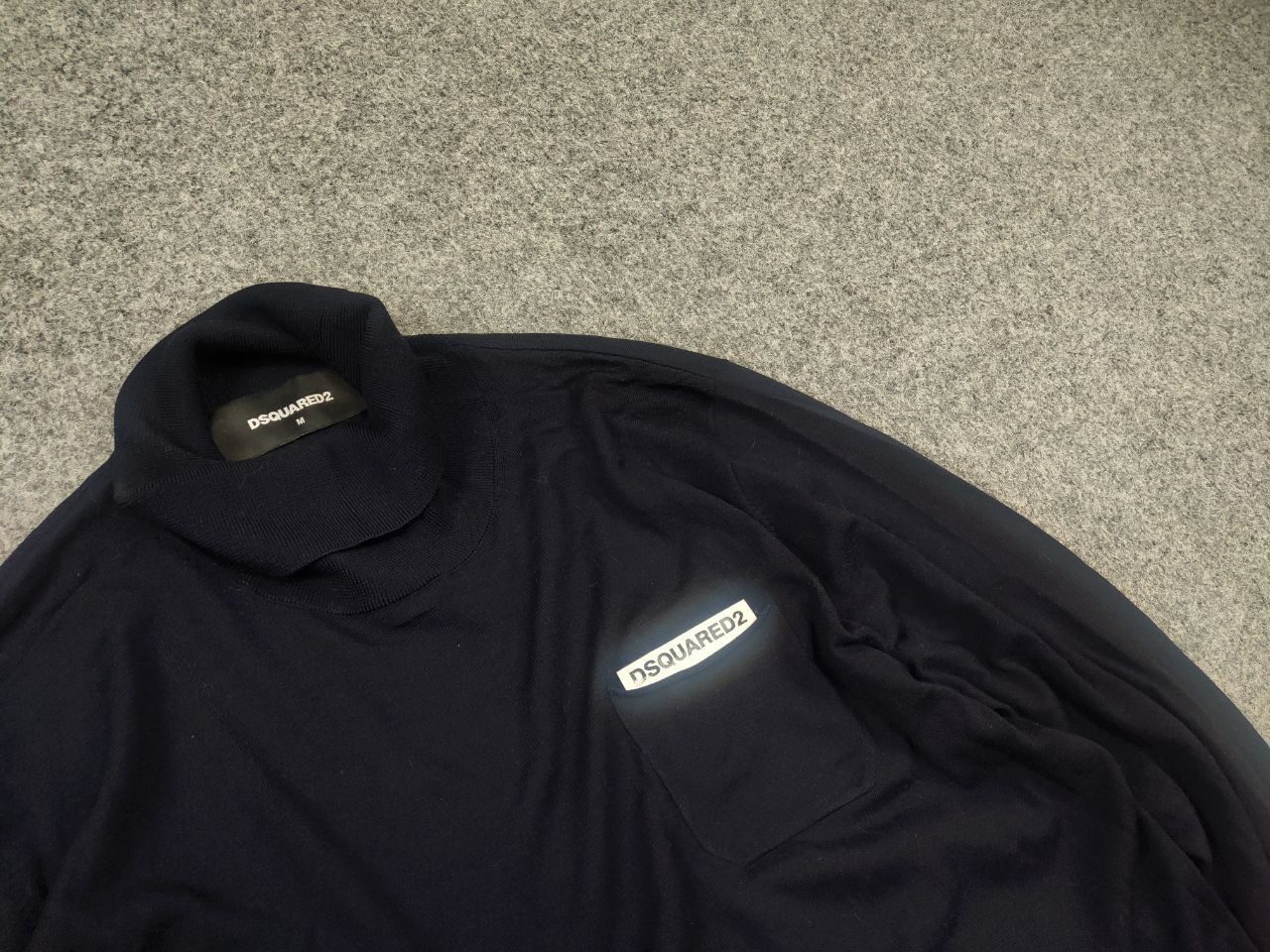 Dsquared2 Dsquared2 Design wool Sweater high turtleneck collar Logo Size US M / EU 48-50 / 2 - 4 Thumbnail